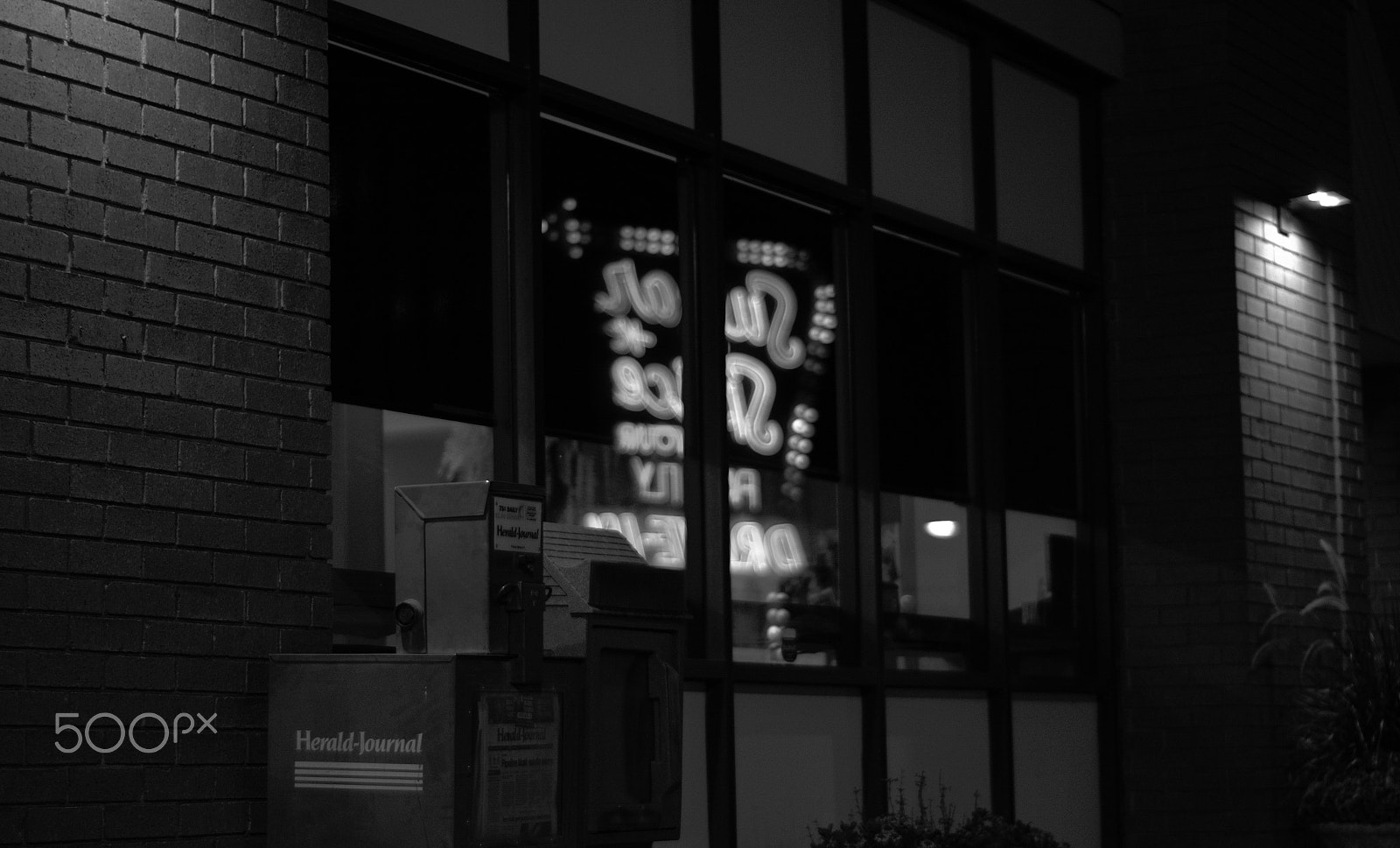 50mm F1.8 sample photo. Sugar-n-spice drive-in photography
