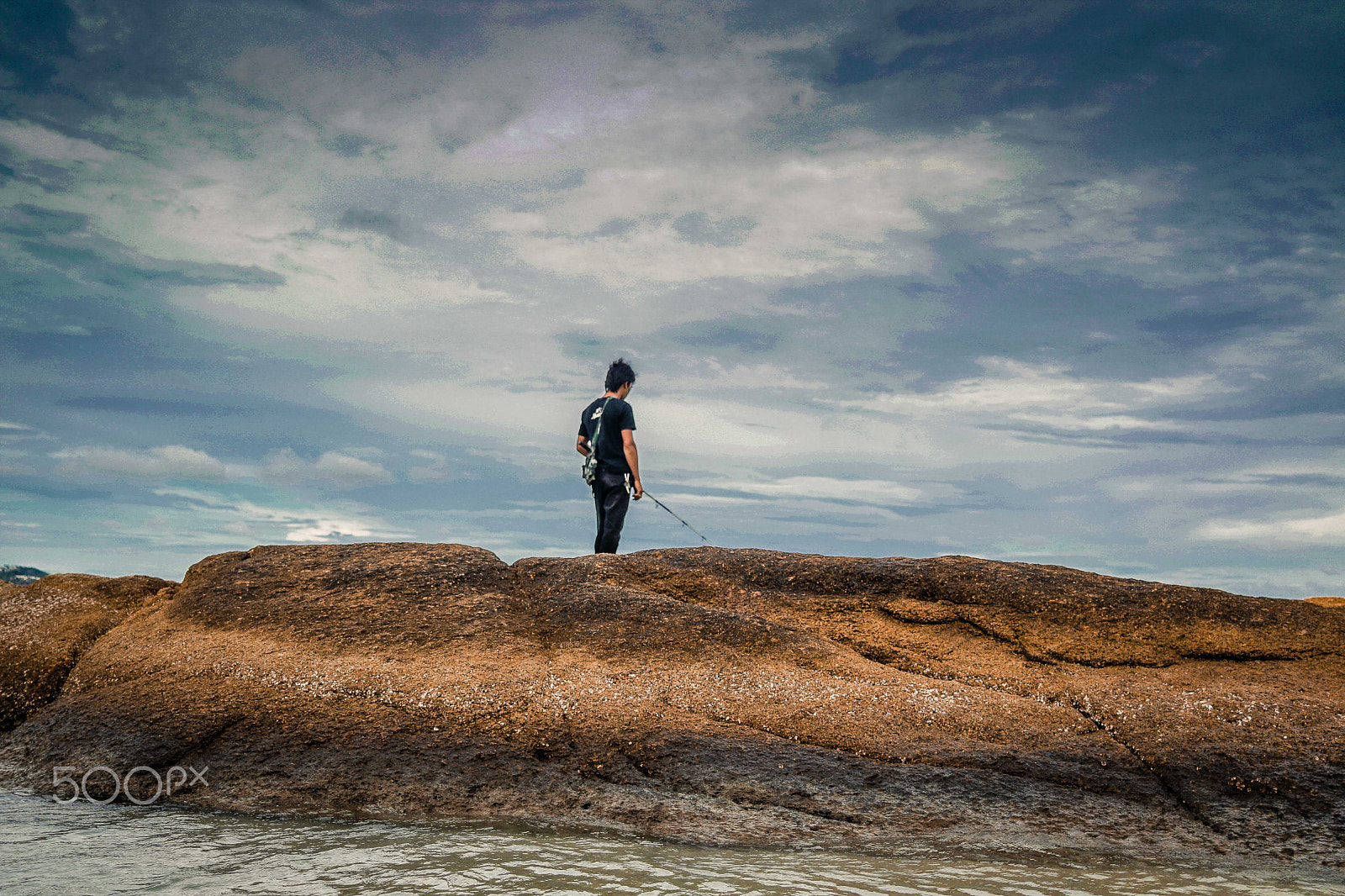 Canon EF-S 24mm F2.8 STM sample photo. Fishing in asia photography