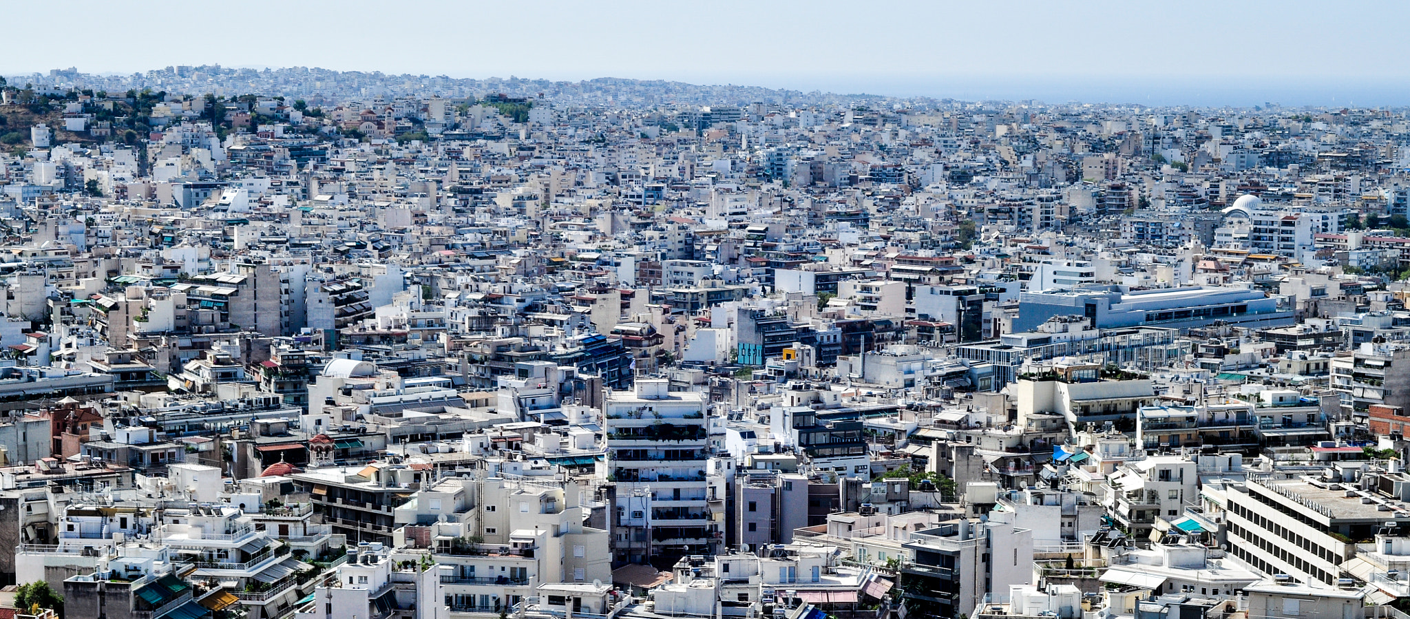 Nikon D90 sample photo. Athens city view from acropolis photography