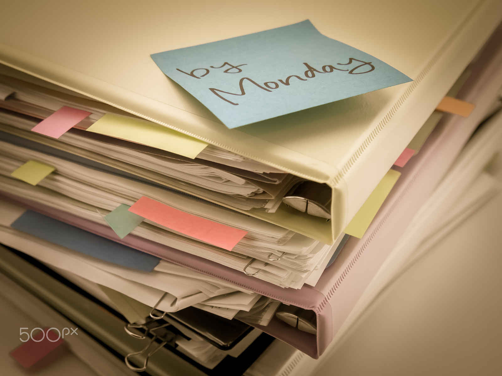 Olympus M.Zuiko Digital 14-42mm F3.5-5.6 II sample photo. The pile of business documents; by monday photography