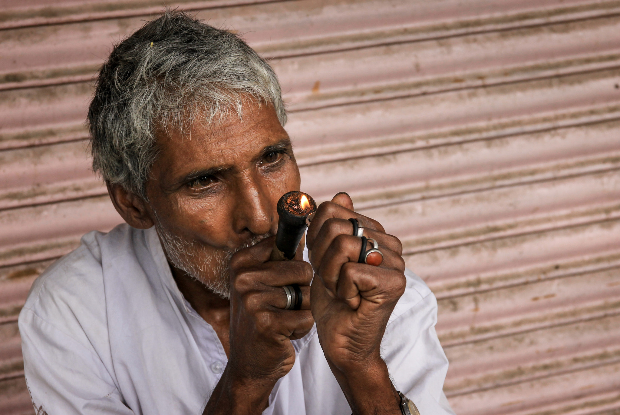 Sigma 17-70mm F2.8-4 DC Macro OS HSM sample photo. Sadhu on his way photography