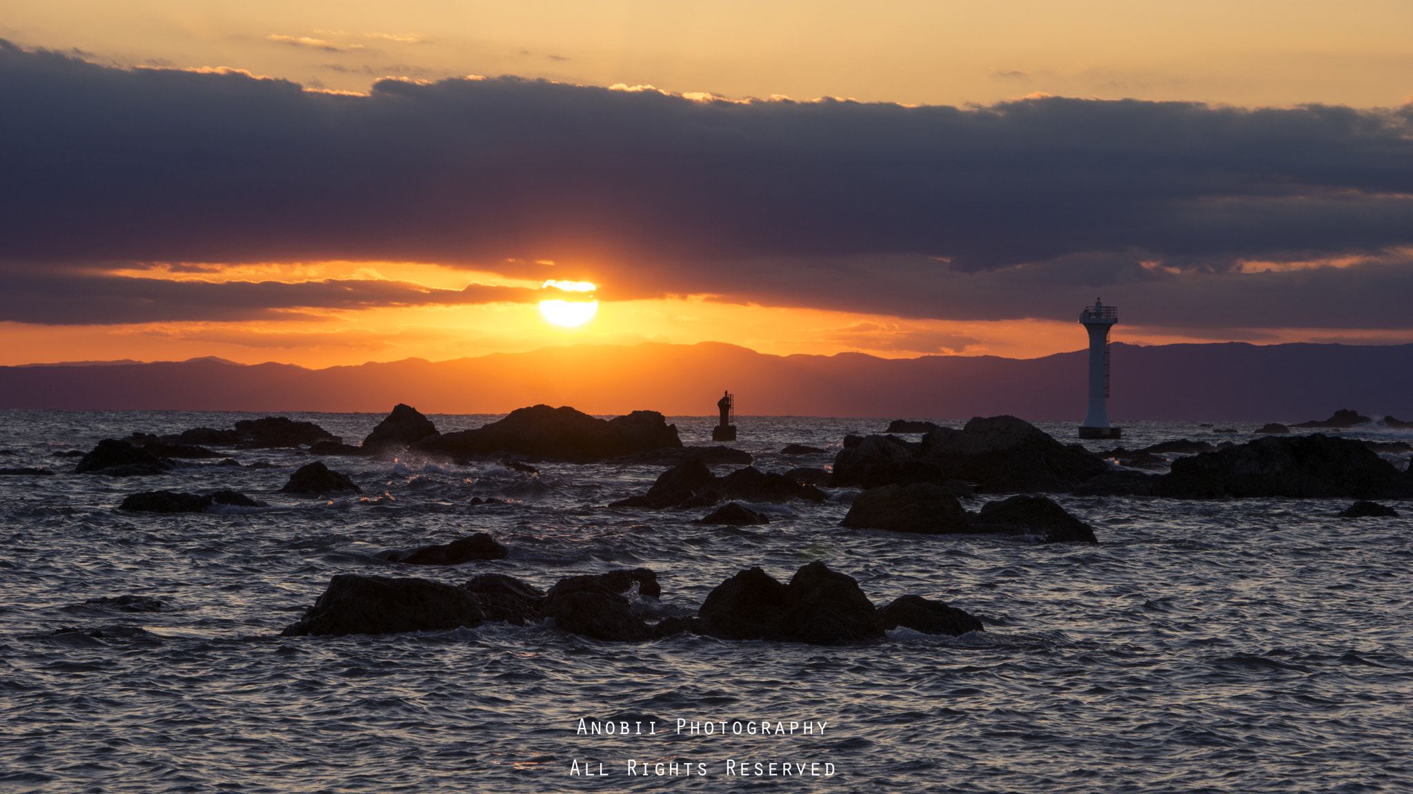 Sony E 18-200mm F3.5-6.3 OSS sample photo. Amazing sunset in japan sea coast photography