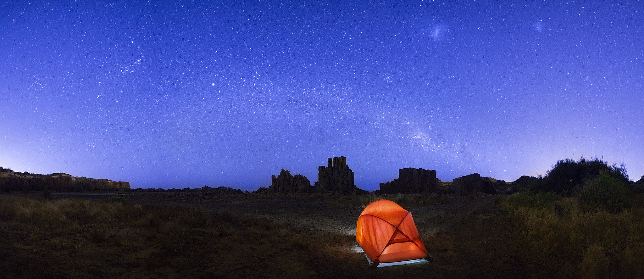 Tokina AT-X Pro 12-24mm F4 (IF) DX sample photo. Camping under milky way photography