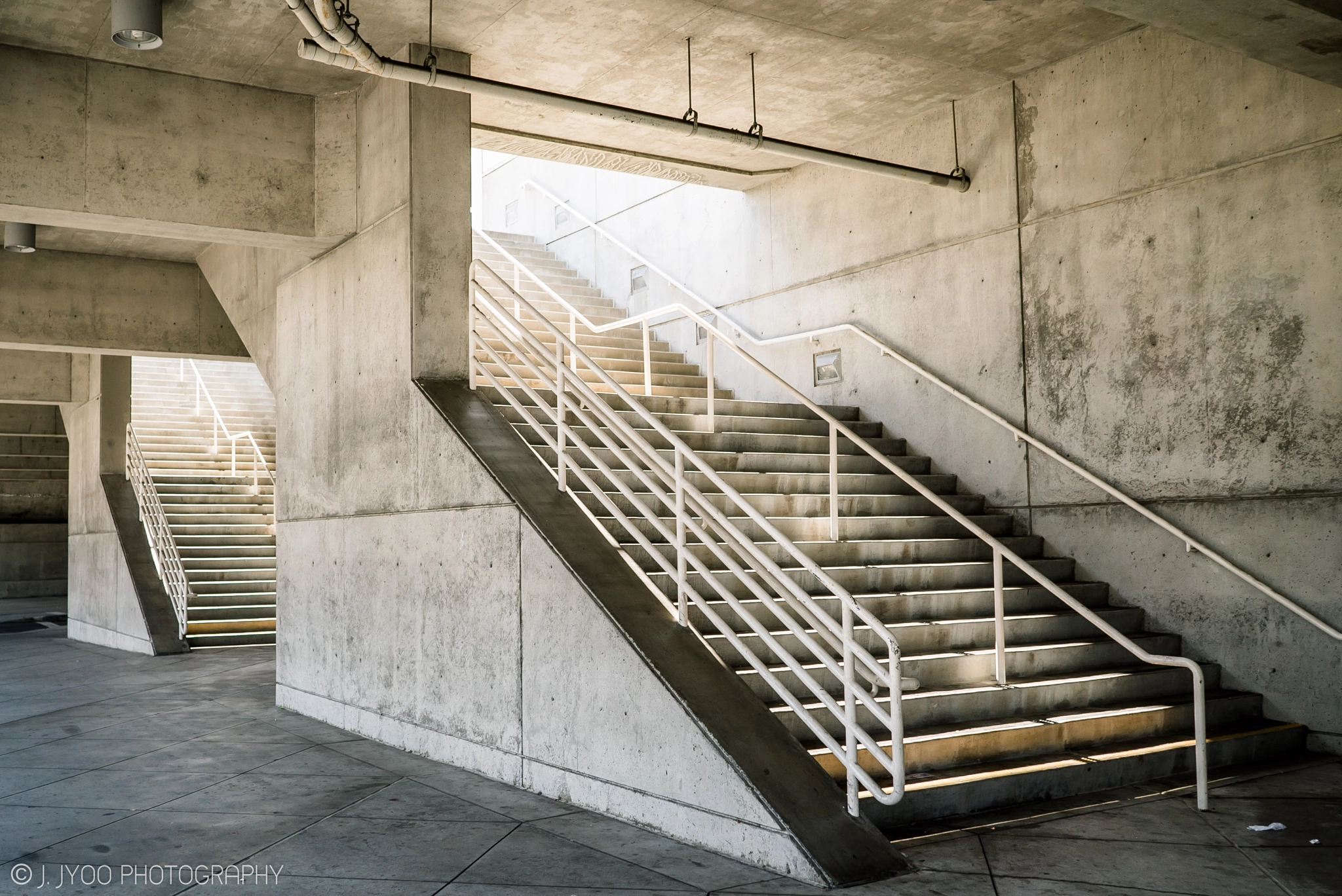 Sony a7S sample photo. Lonely stairs photography
