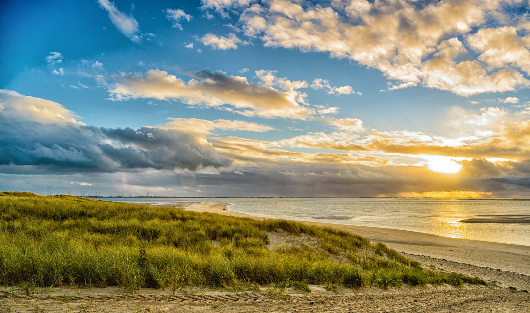 Nikon D610 sample photo. Sunset at langeoog photography