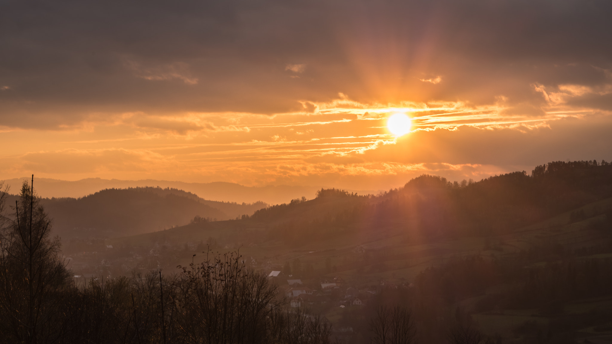 Pentax K-50 sample photo. Sunset photography