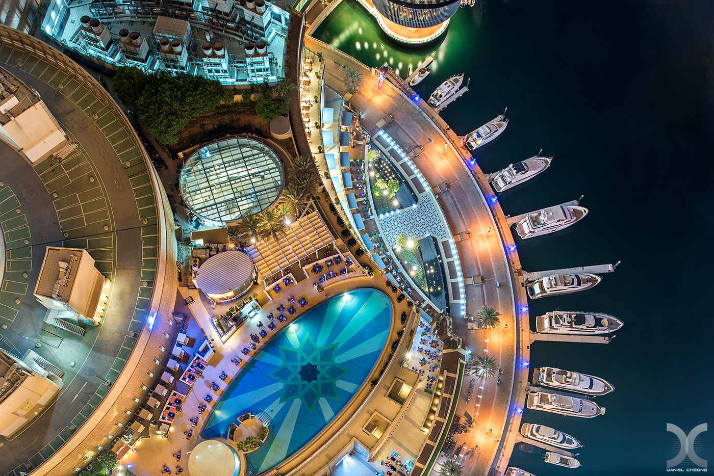 Nikon D810 + Nikon PC-E Nikkor 24mm F3.5D ED Tilt-Shift sample photo. The address dubai marina photography