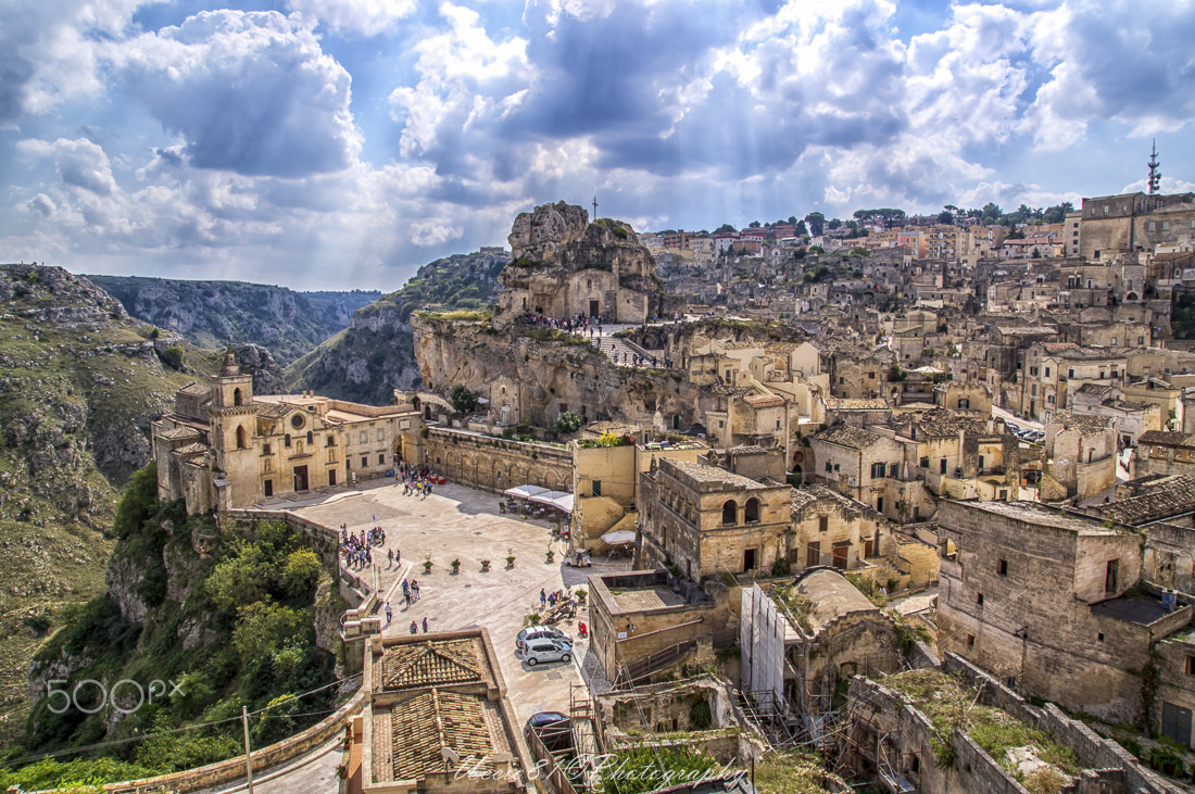Sony Alpha DSLR-A580 + Tamron SP 24-70mm F2.8 Di VC USD sample photo. Sassi - matera photography