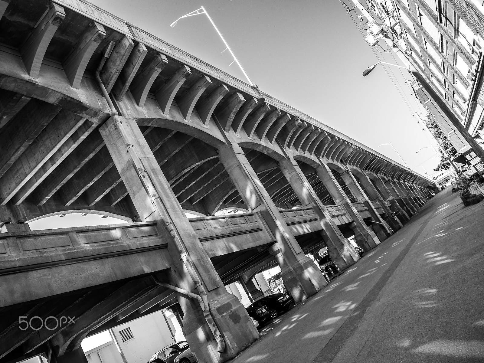 Olympus M.Zuiko Digital 14-42mm F3.5-5.6 II R sample photo. 12th street bridge photography