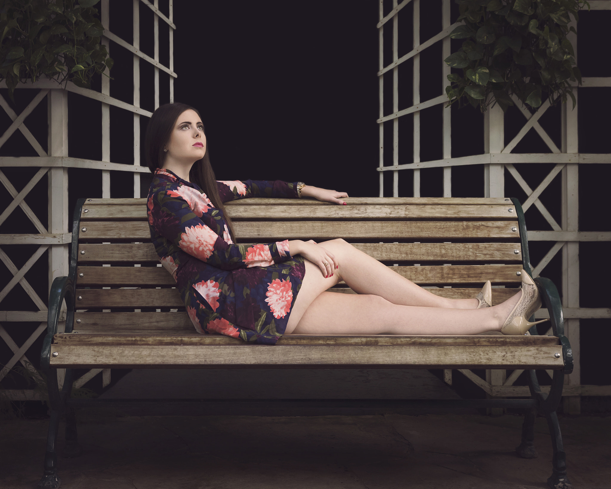 Sigma 18-35mm f/1.8 DC HSM sample photo. Woman on a bench photography