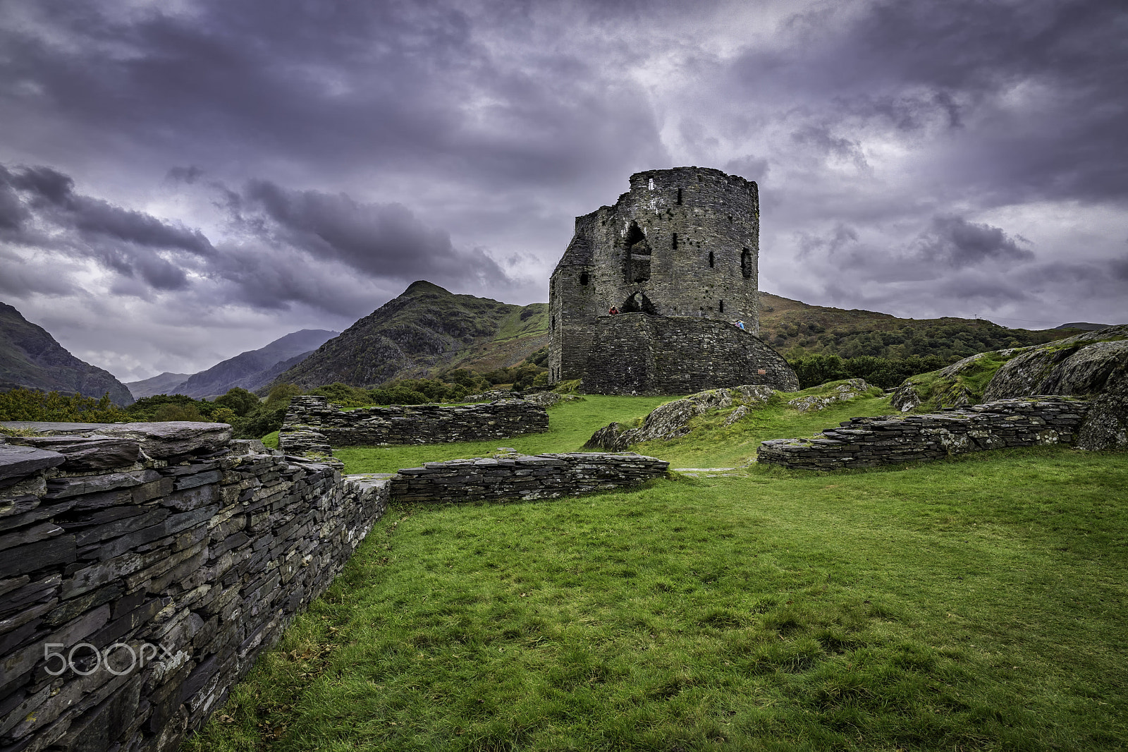 ZEISS Touit 12mm F2.8 sample photo. Dolbadrn castle iii photography