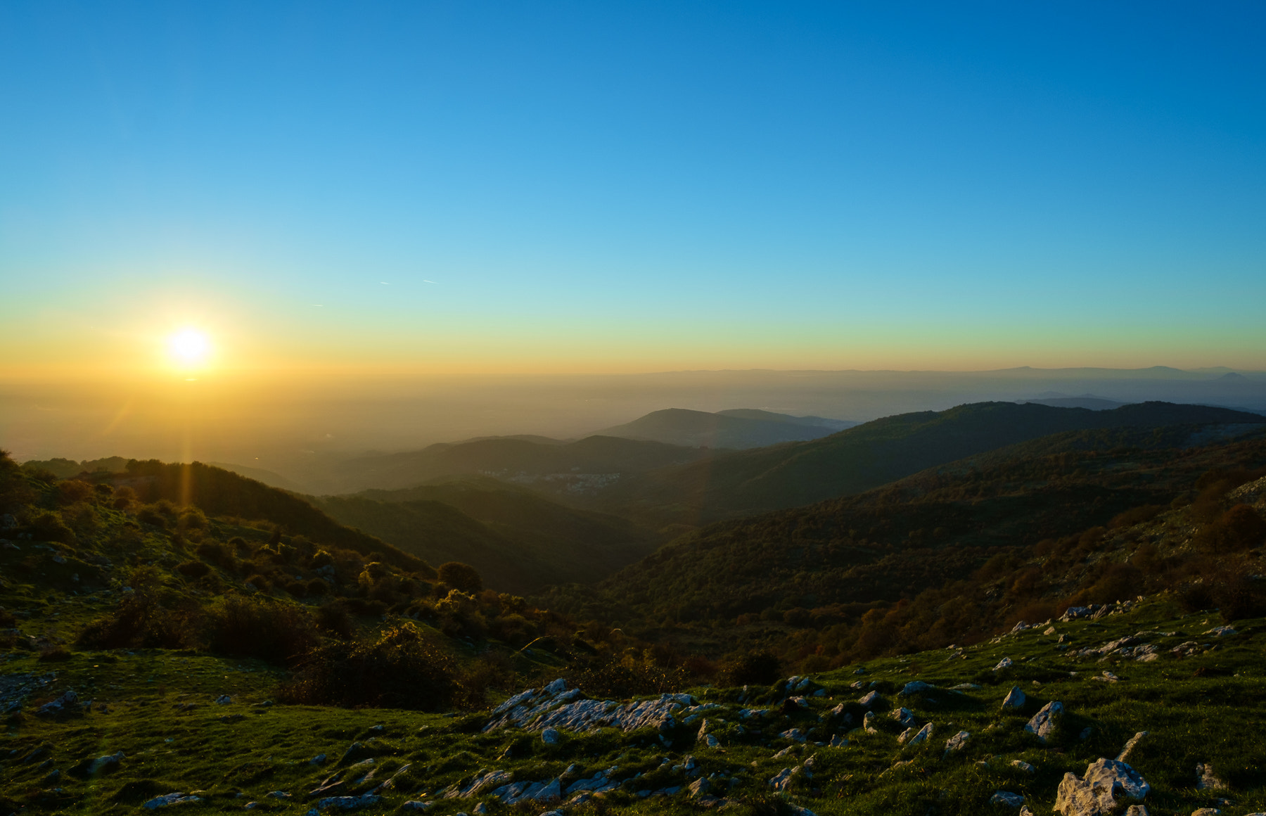 Fujifilm X-E1 + Fujifilm XF 14mm F2.8 R sample photo. Sunset from monti prenestini photography