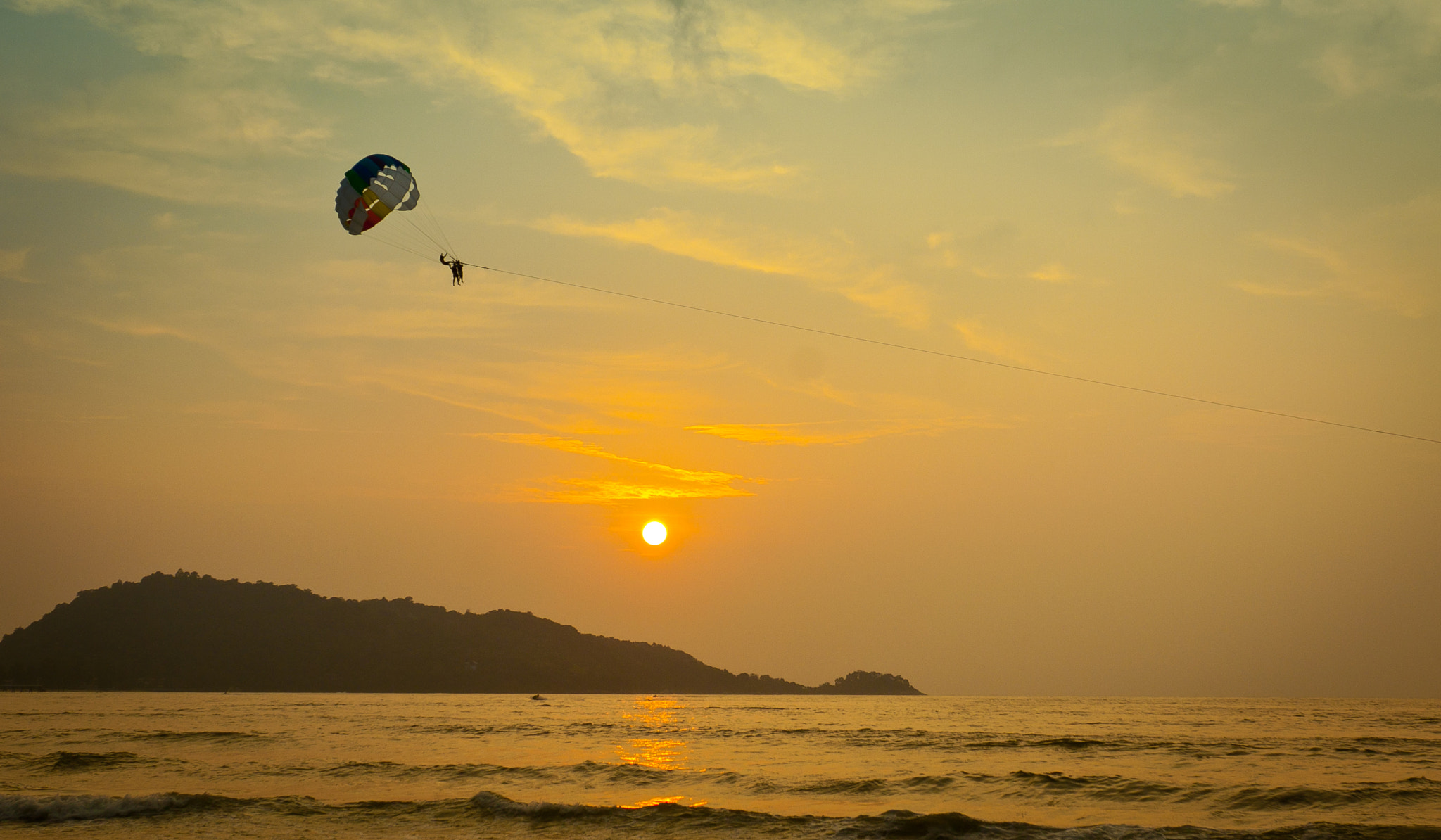 Canon EOS 50D + Canon EF 16-35mm F2.8L USM sample photo. Fly over sunset photography