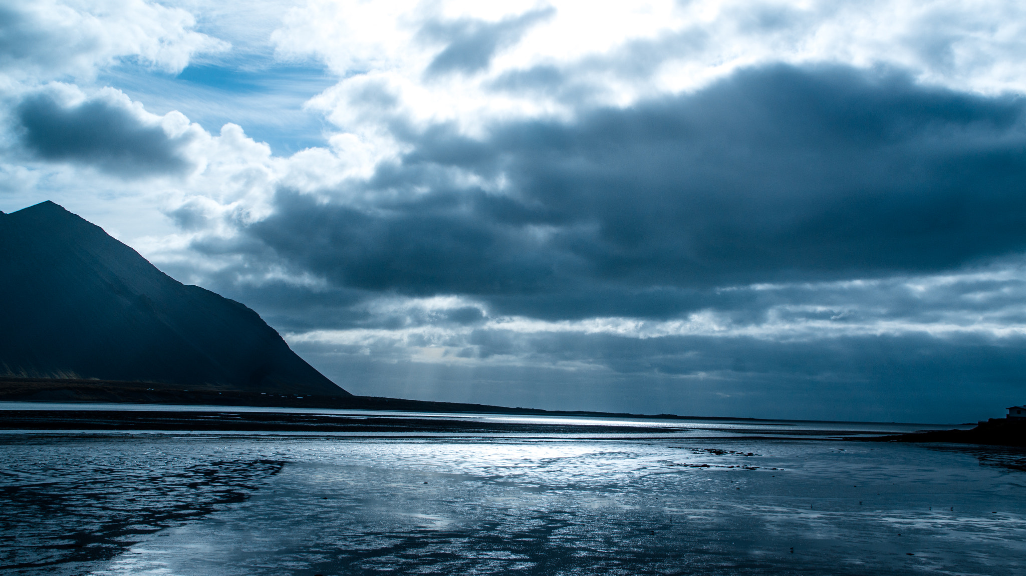 Sony Alpha DSLR-A580 + Tamron SP 24-70mm F2.8 Di VC USD sample photo. Cloudy day in west iceland photography