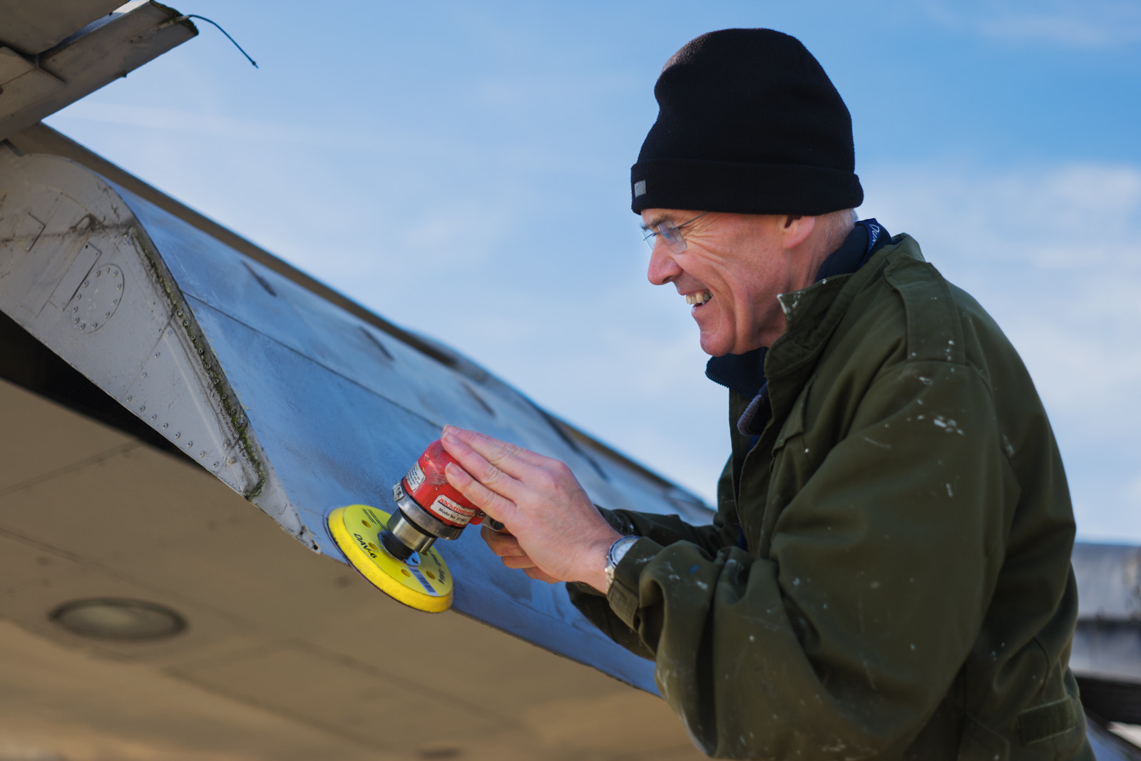 Summicron-M 1:2/50 sample photo. Plane restoration photography