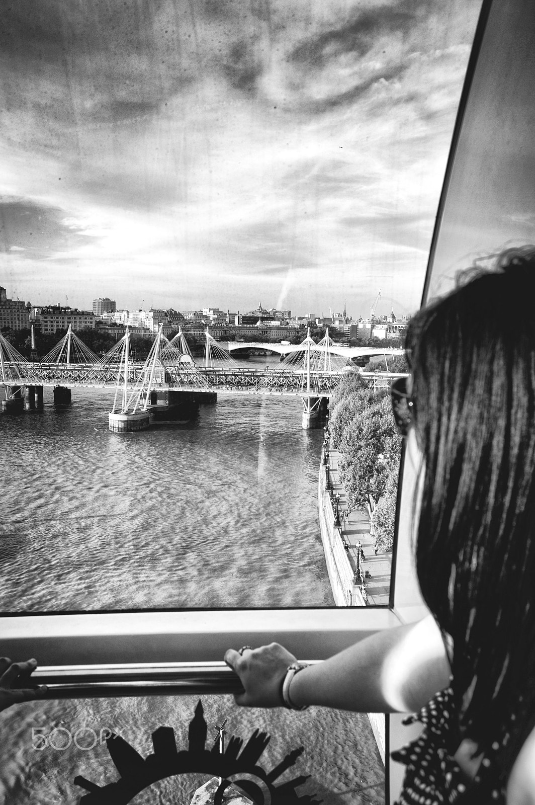 Nikon D3200 sample photo. L'don daylondon eye b&w copy photography