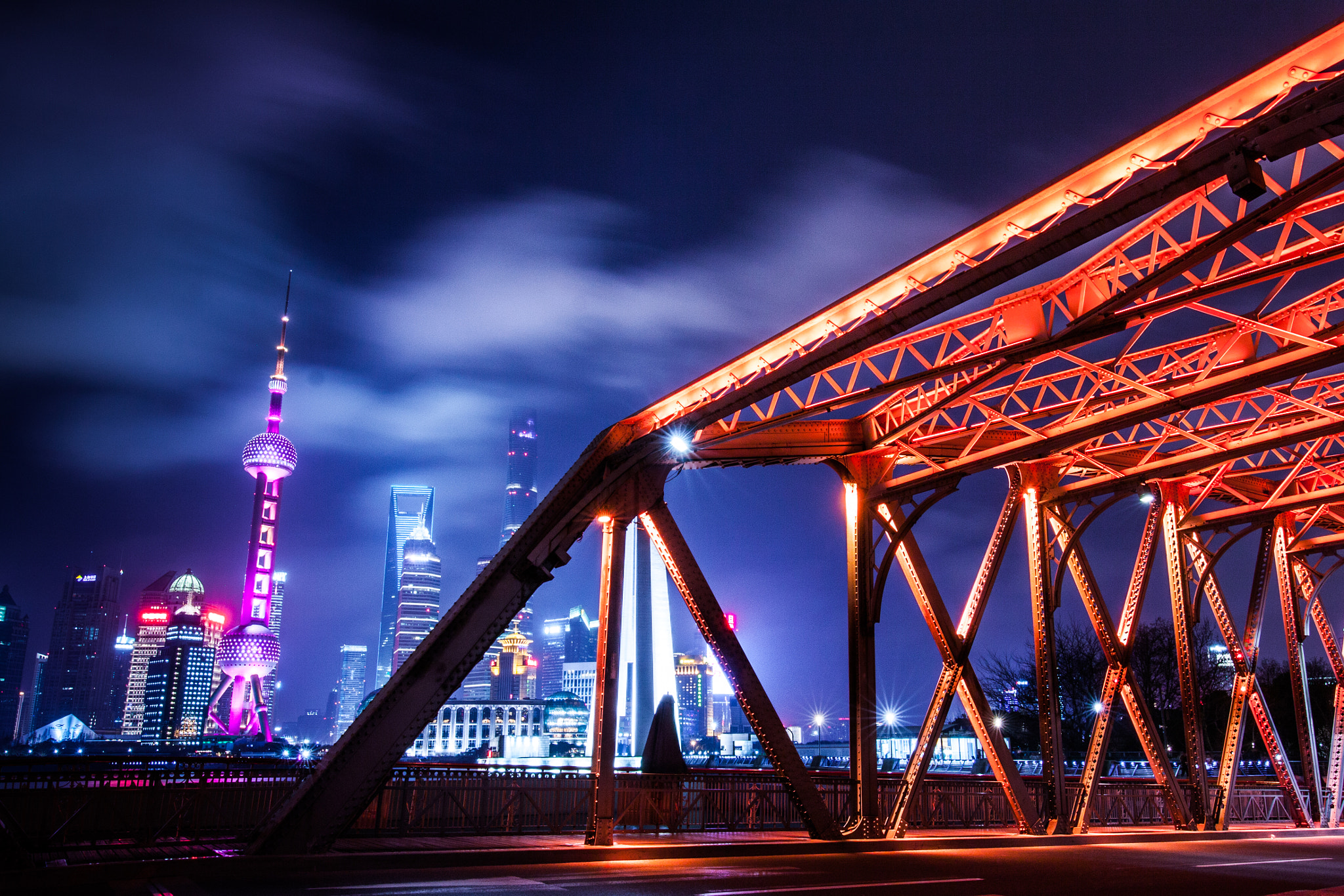 Canon EOS 50D + Canon EF 300mm f/2.8L sample photo. Colourful night,colourful city photography