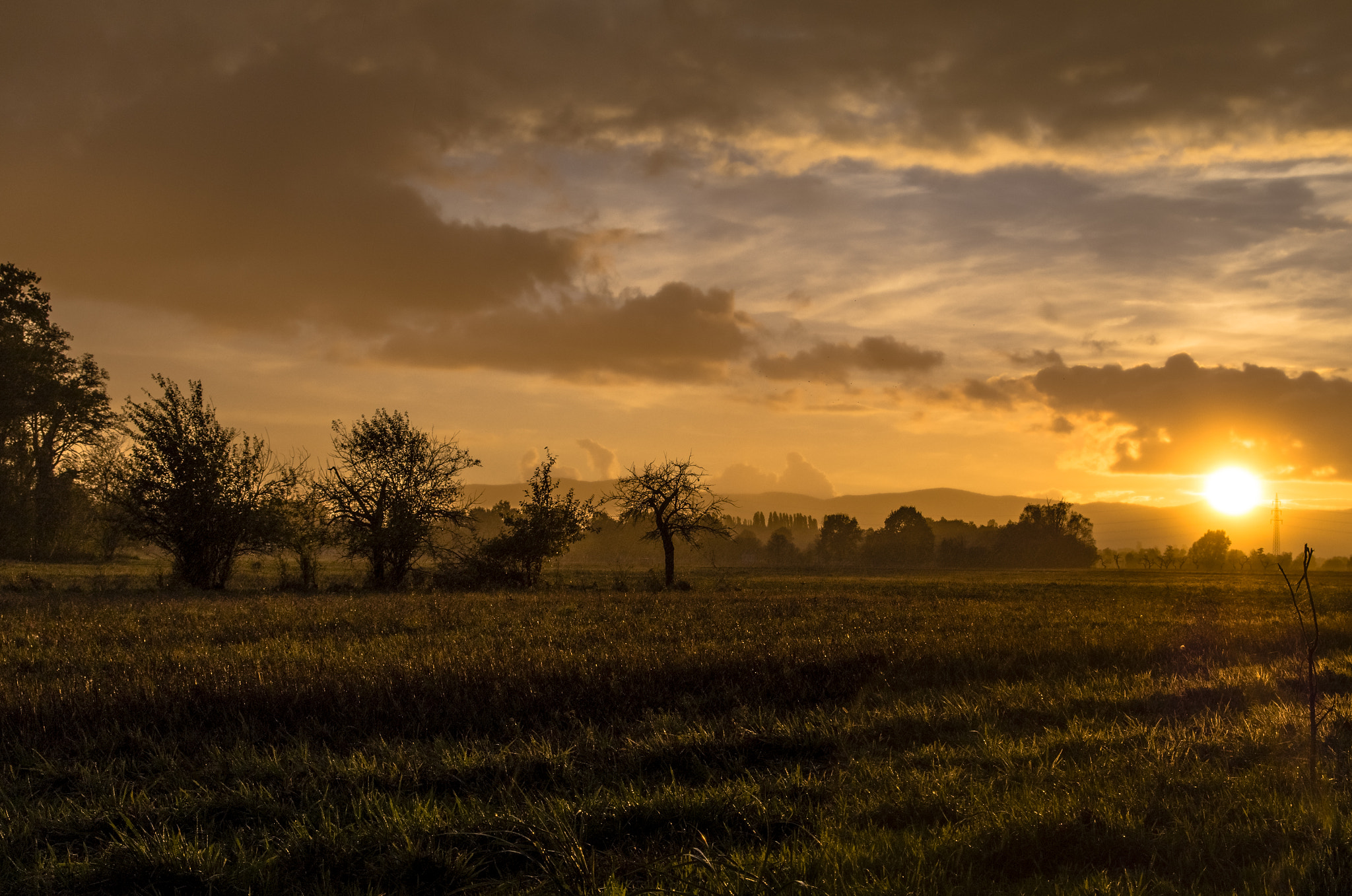 Pentax K-30 sample photo. Rainy sunset photography