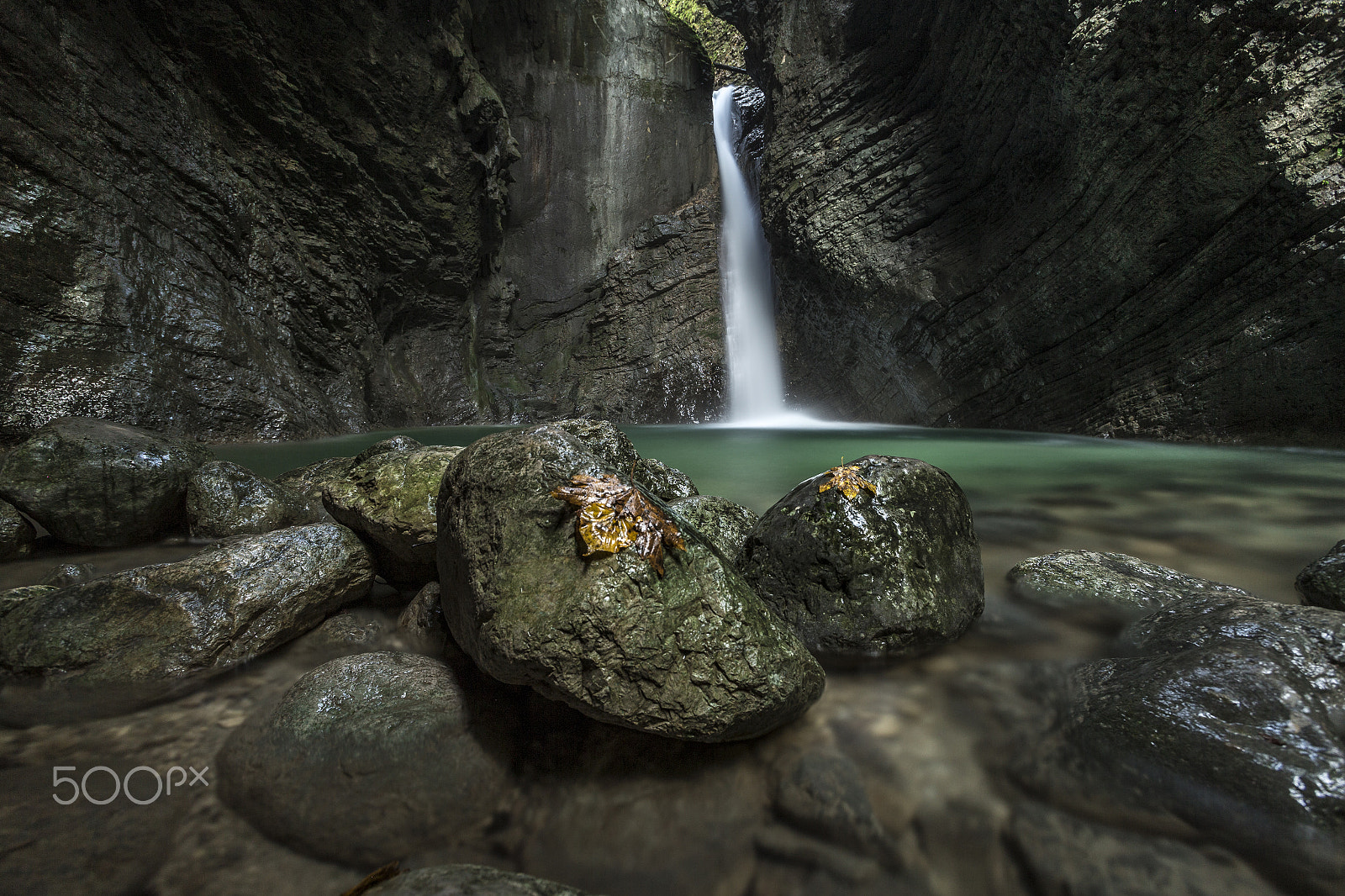 Canon EOS-1D X + Canon EF 16-35mm F2.8L USM sample photo. Waterfall- slap kozjak (slovenia) photography