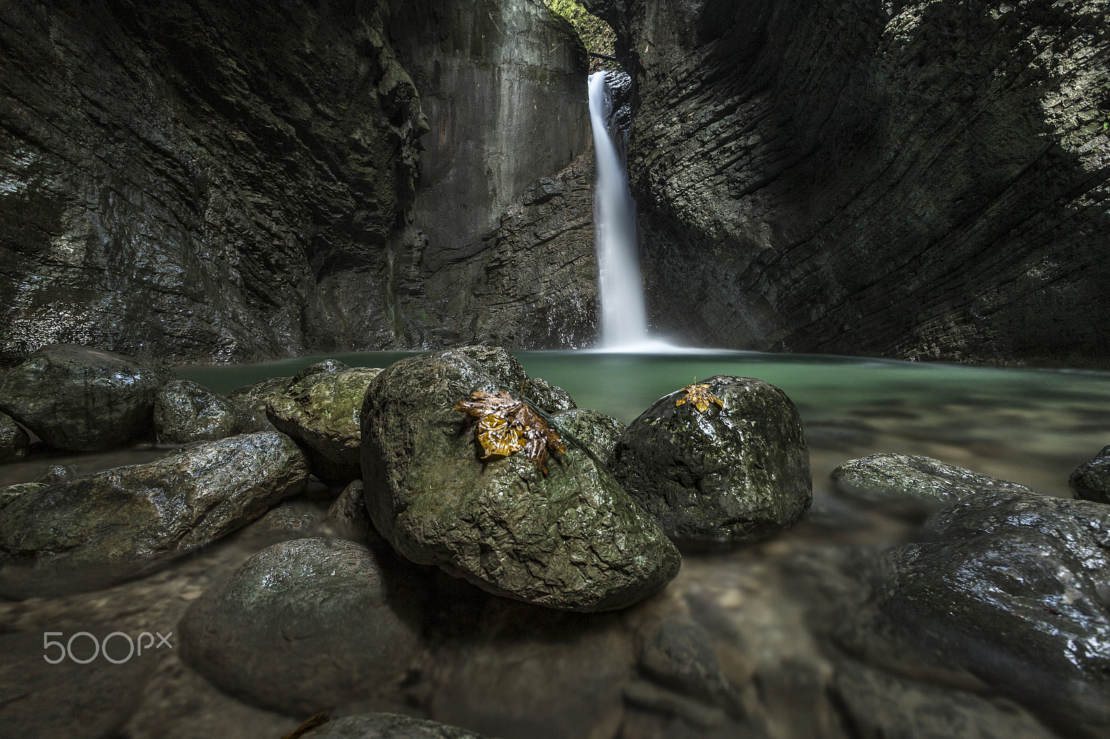 Canon EF 16-35mm F2.8L USM sample photo. Waterfall- slap kozjak (slovenia) photography