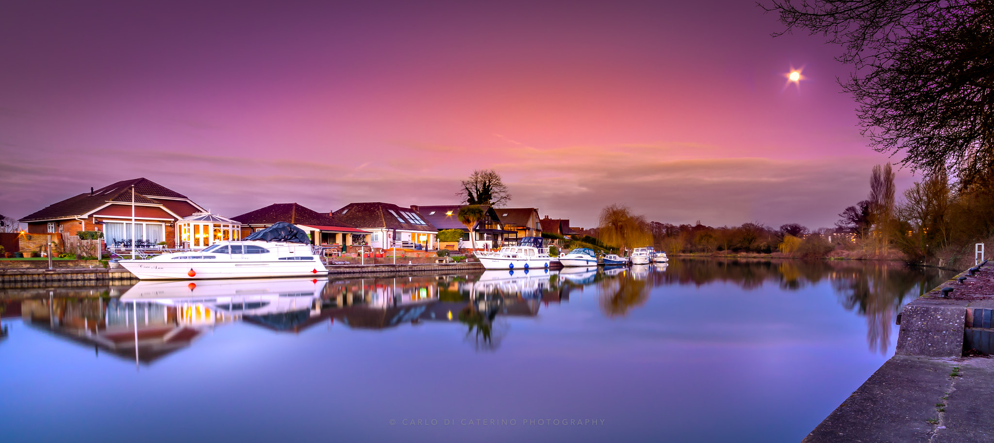 Sigma 12-24mm F4.5-5.6 II DG HSM sample photo. Houses on desborough island photography
