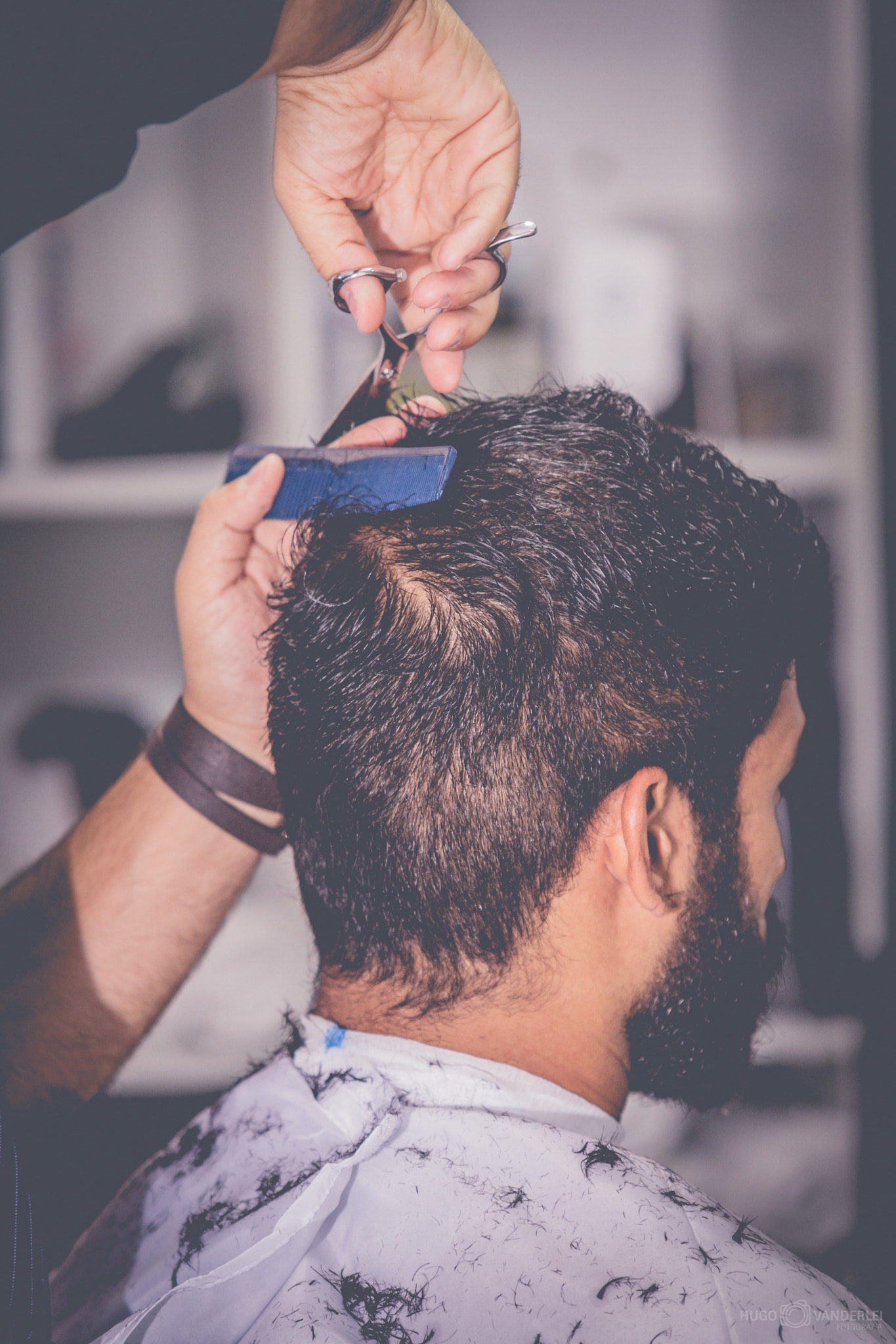 Sigma 70-200mm F2.8 EX DG OS HSM sample photo. B king barber shop photography