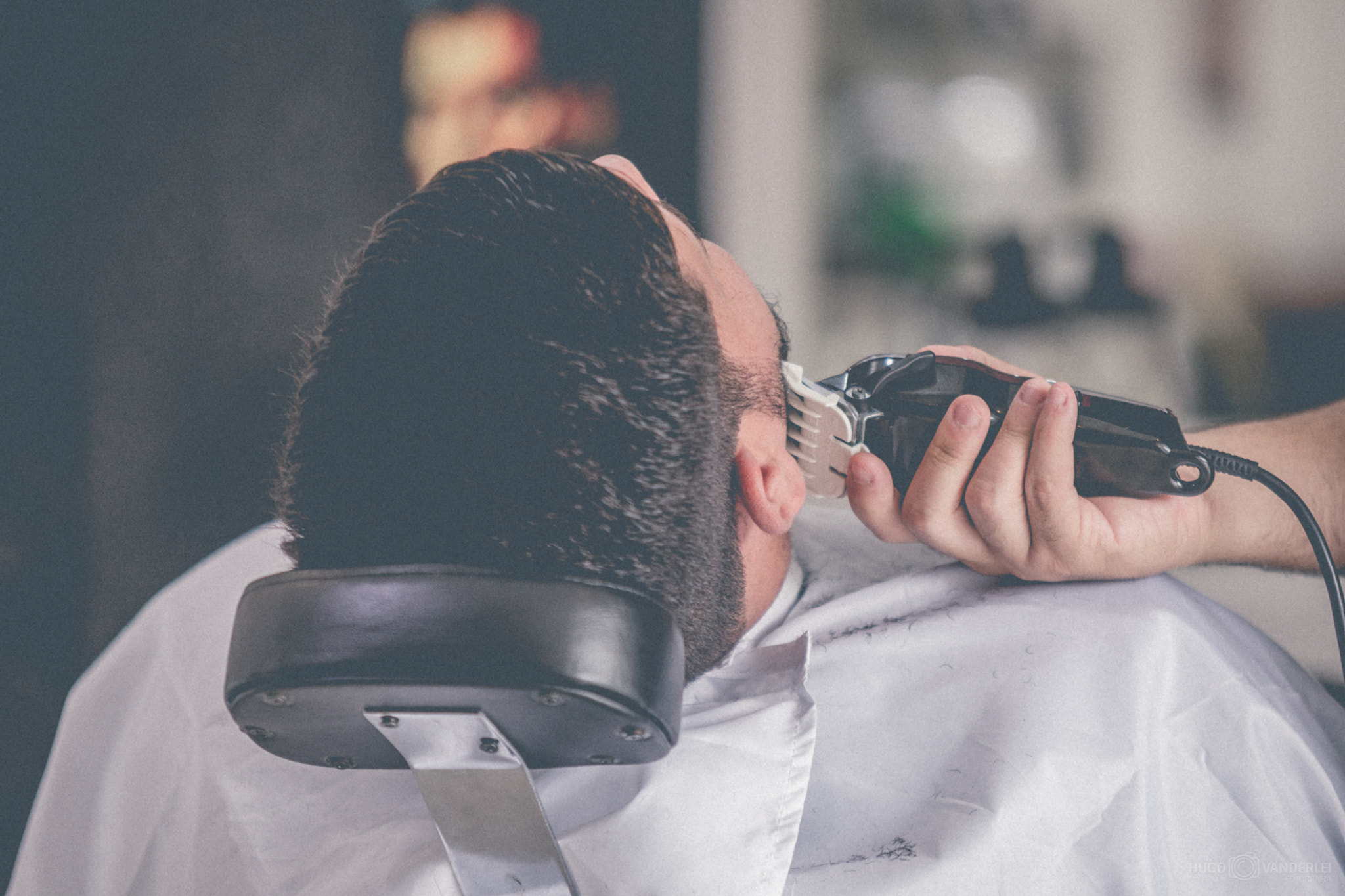 Sigma 70-200mm F2.8 EX DG OS HSM sample photo. B king barber shop photography