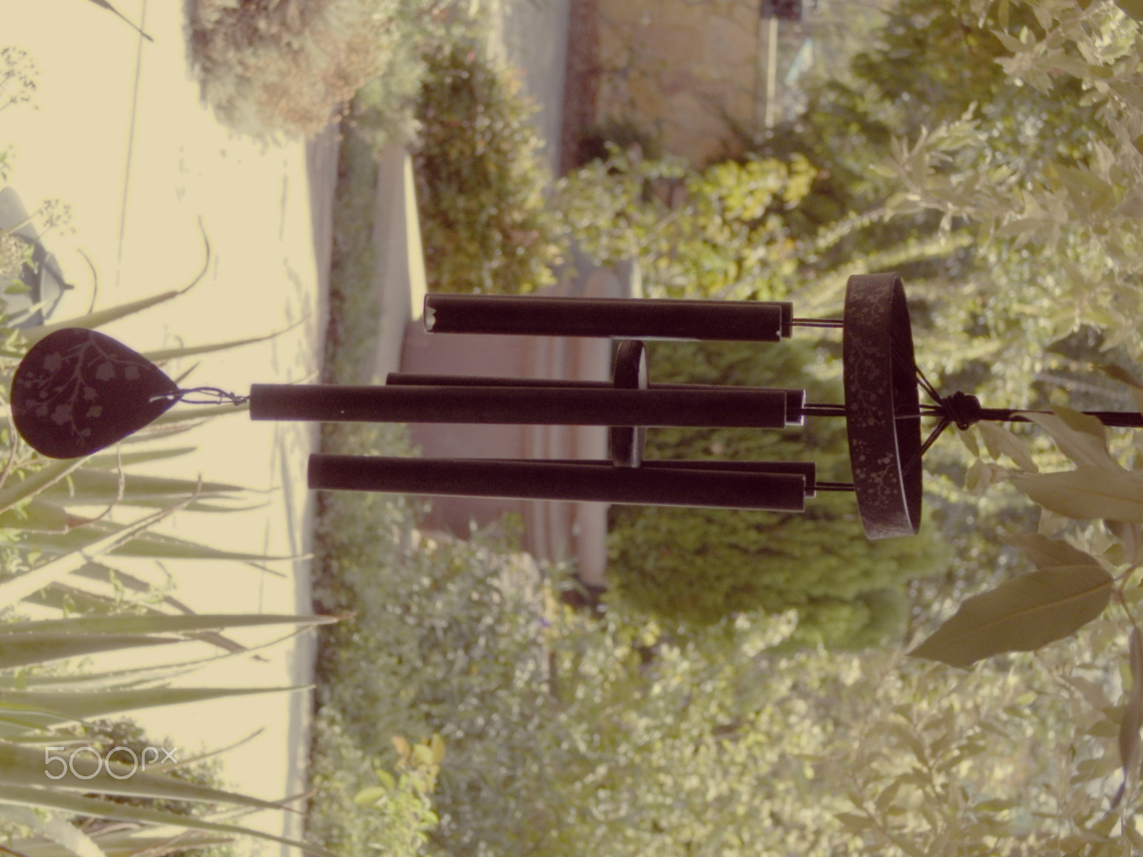 Kodak EASYSHARE Z5010 DIGITAL CAMERA sample photo. Vintage windchimes photography