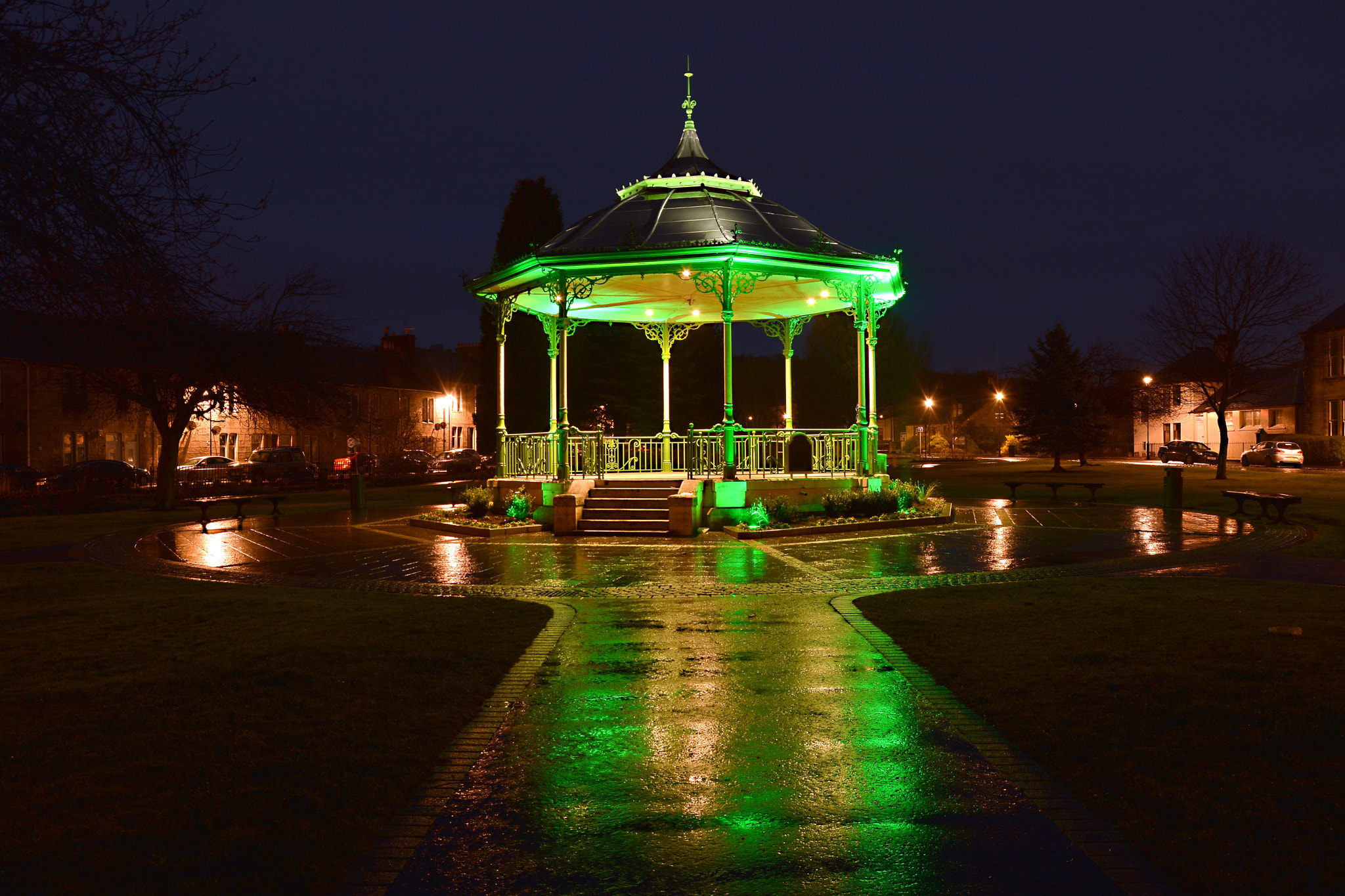 Nikon D7100 + Sigma 105mm F2.8 EX DG Macro sample photo. Bandstand,kilsyth,scotland . photography