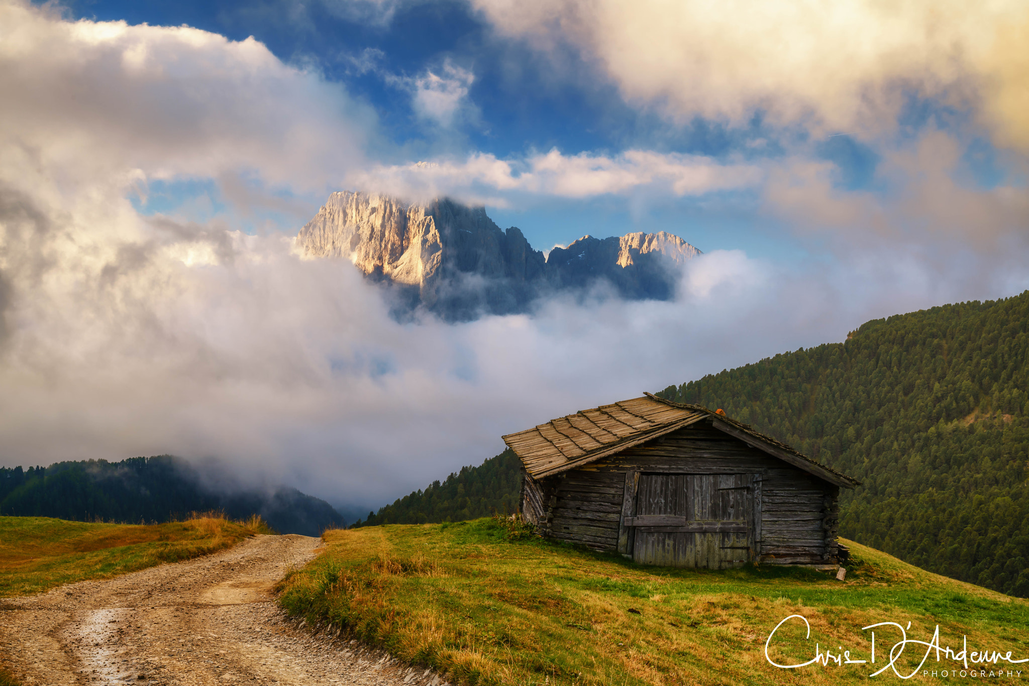 Sony a7R II + Canon EF 24-105mm F4L IS USM sample photo. Alpe di suisi morning photography