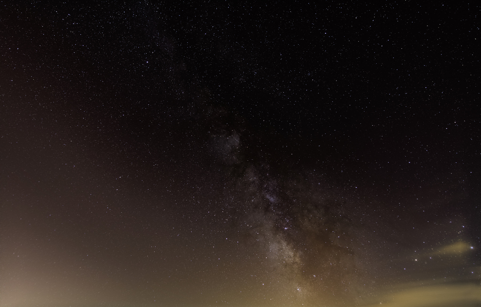 Nikon D7100 sample photo. Sunset of the center of milky way photography