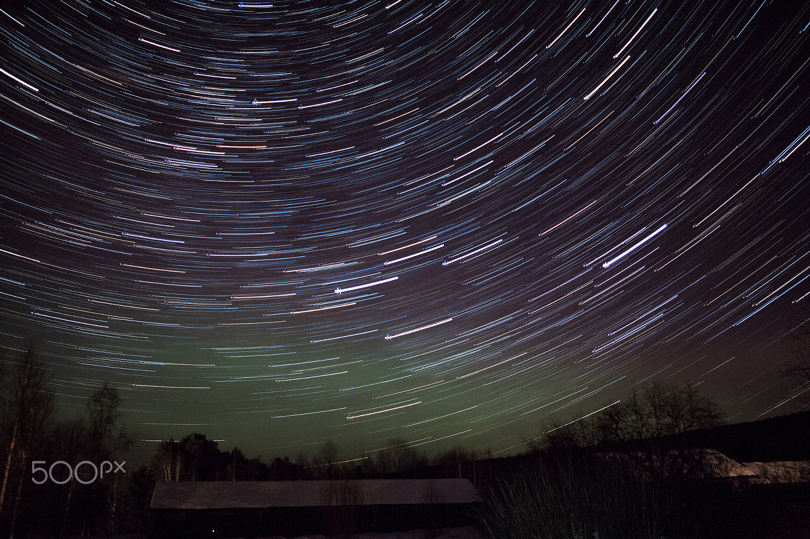 Samsung NX200 sample photo. Startrail.jpg photography