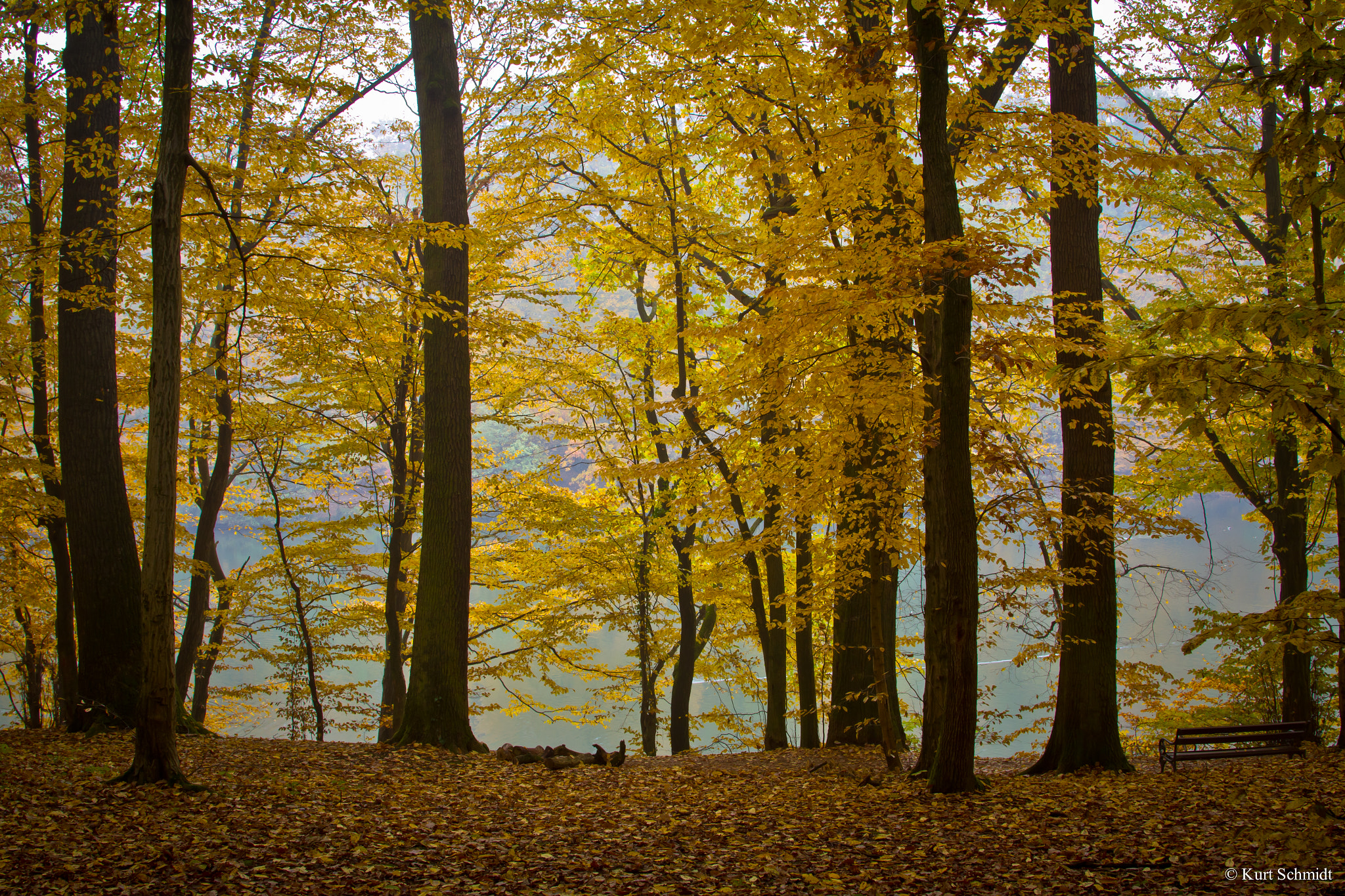 Canon EF 28-105mm f/3.5-4.5 USM sample photo. Autumn at the lake photography