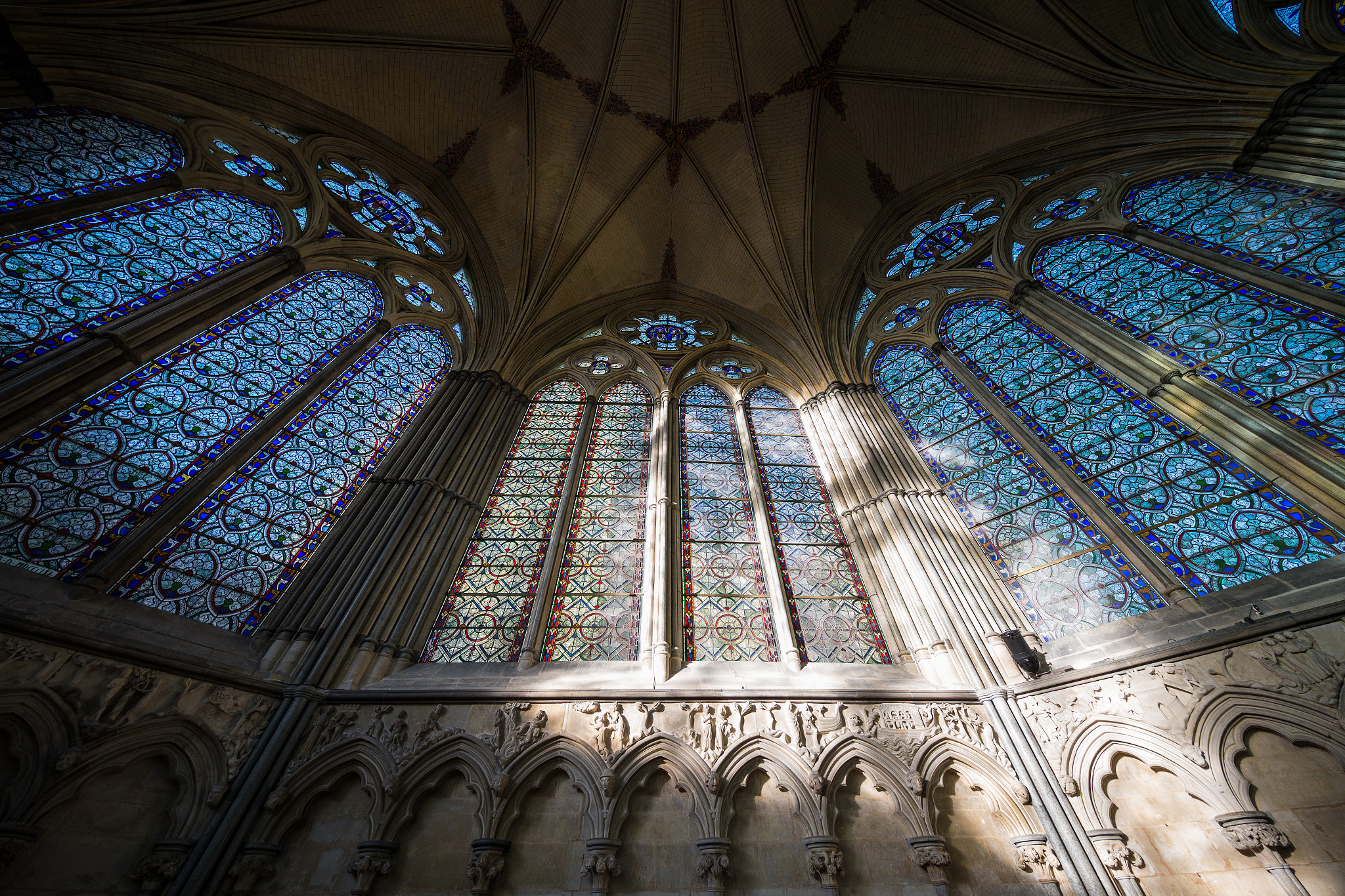 Canon EOS-1D X + Canon EF 11-24mm F4L USM sample photo. Stained glass photography