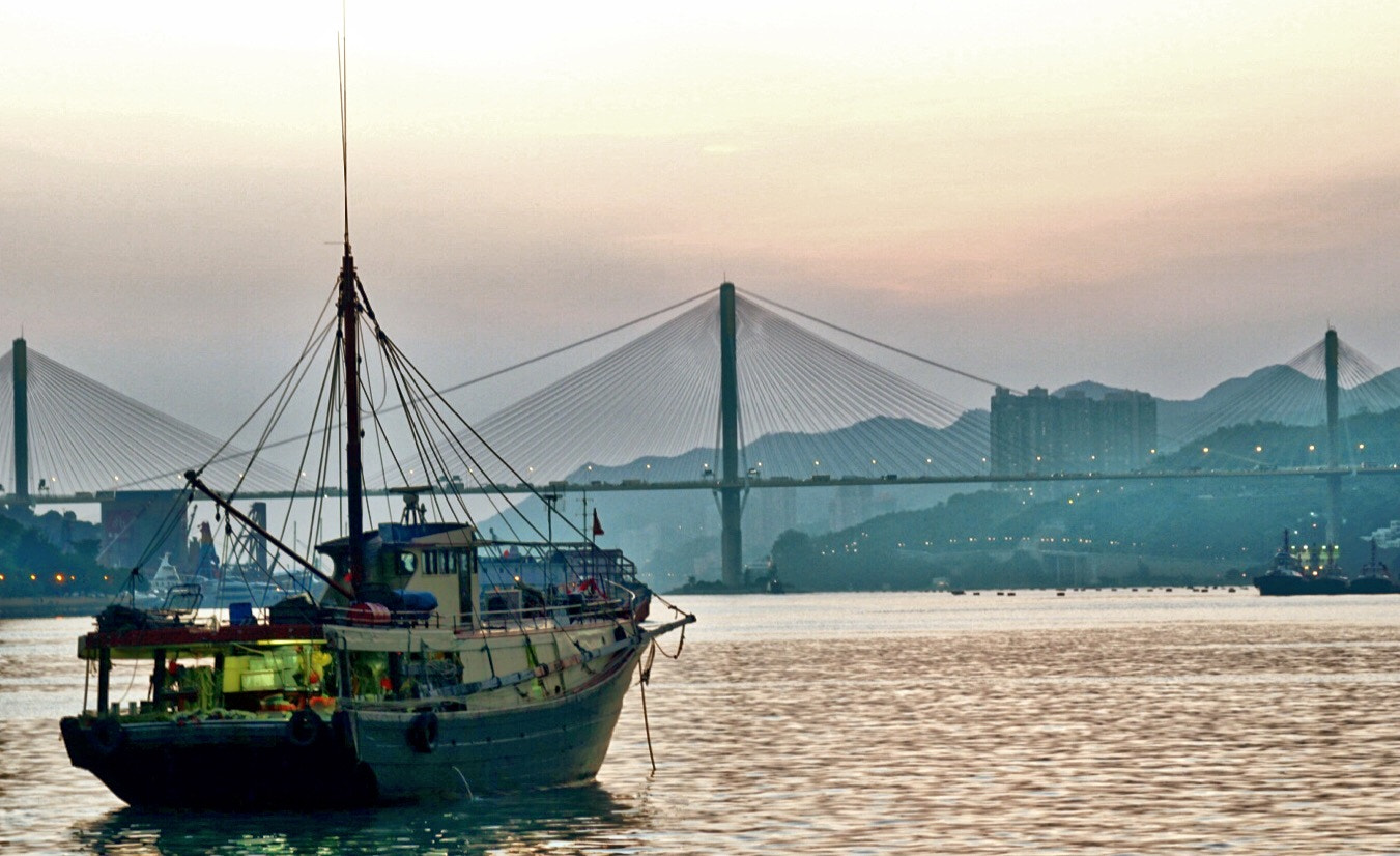 Sony a6300 sample photo. Ting kau bridge-hk photography