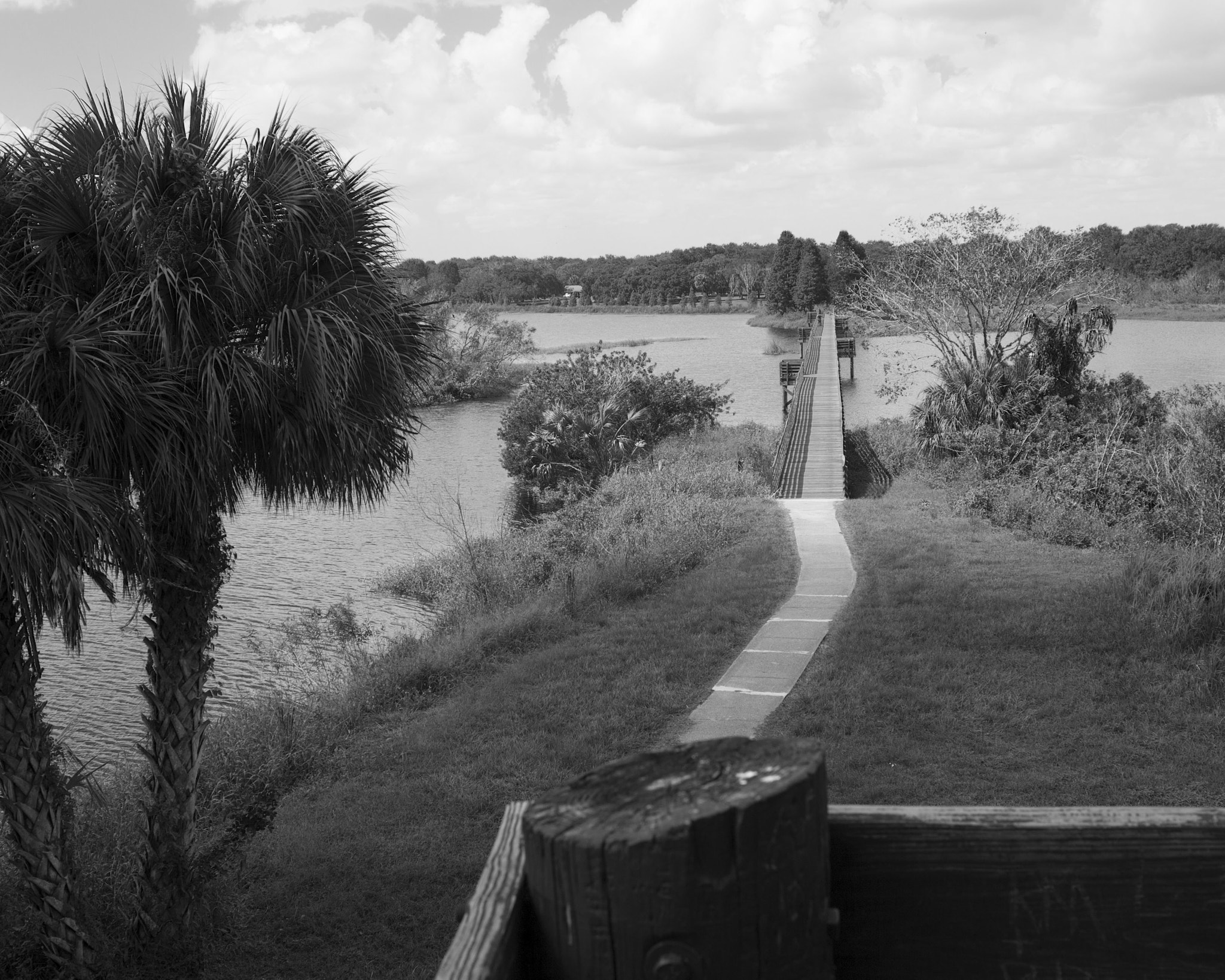 Canon EF 28mm F1.8 USM sample photo. Foot bridge photography