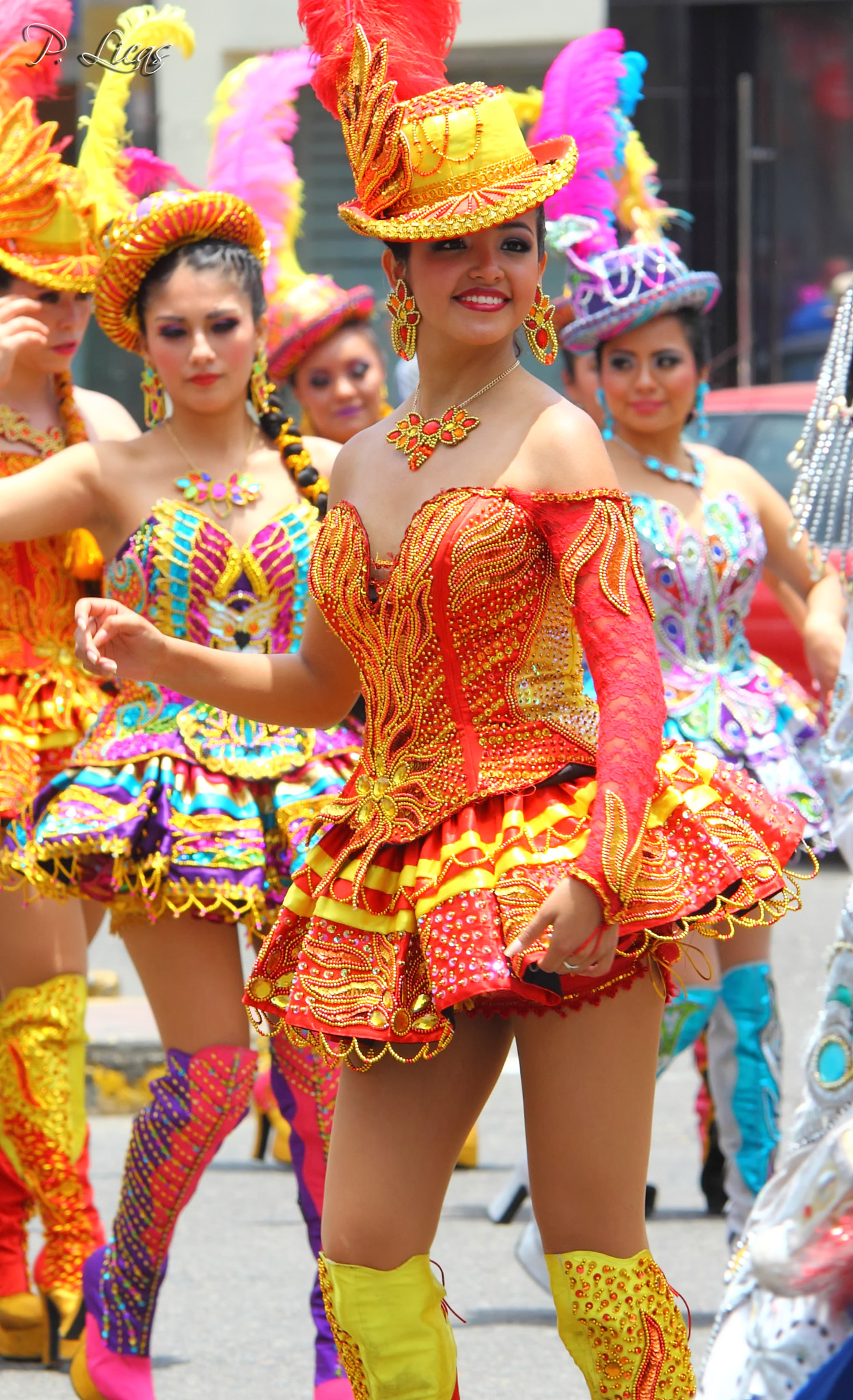 Sigma 70-200mm F2.8 EX DG OS HSM sample photo. Morenada puneña photography