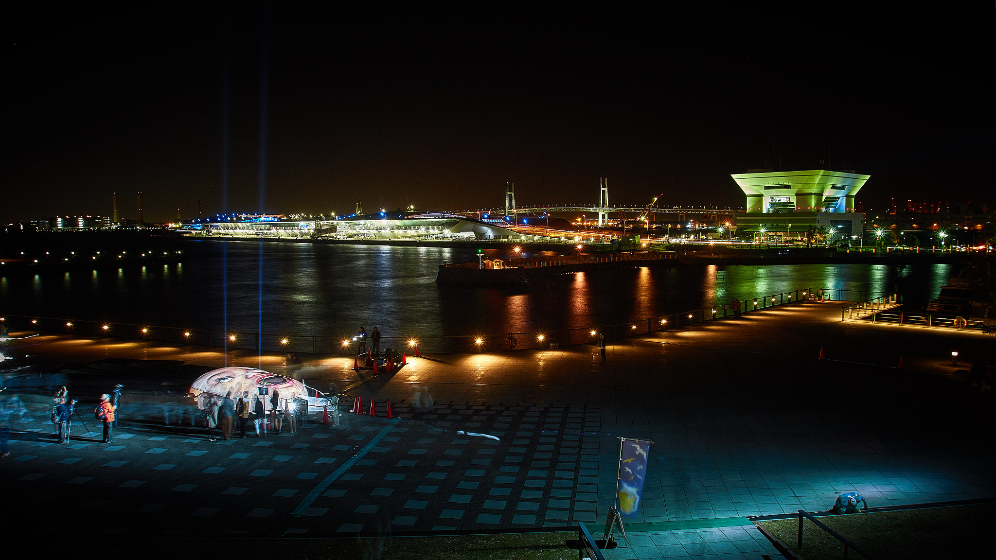 Canon EF 16-35mm F2.8L USM sample photo. Yokohama night view photography
