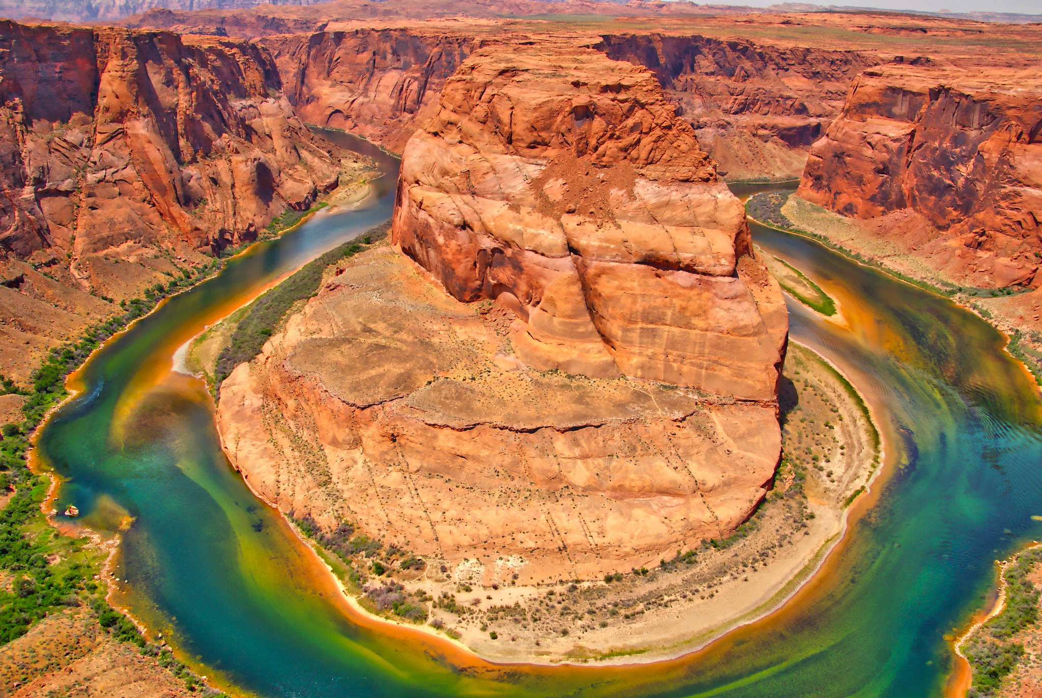 Sony Alpha DSLR-A200 sample photo. Horseshoe canyon photography