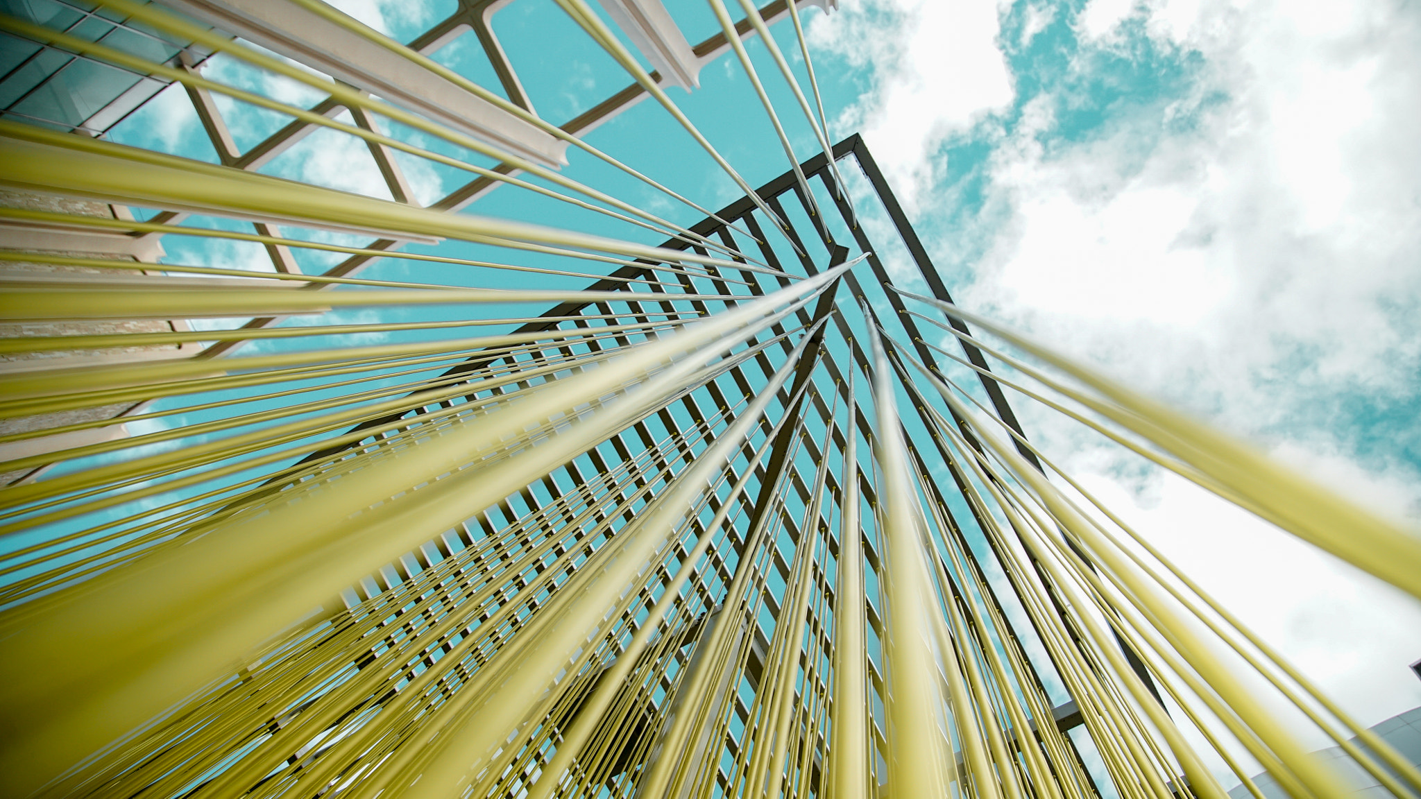 24-105mm F4 G SSM OSS sample photo. Lacma sky photography