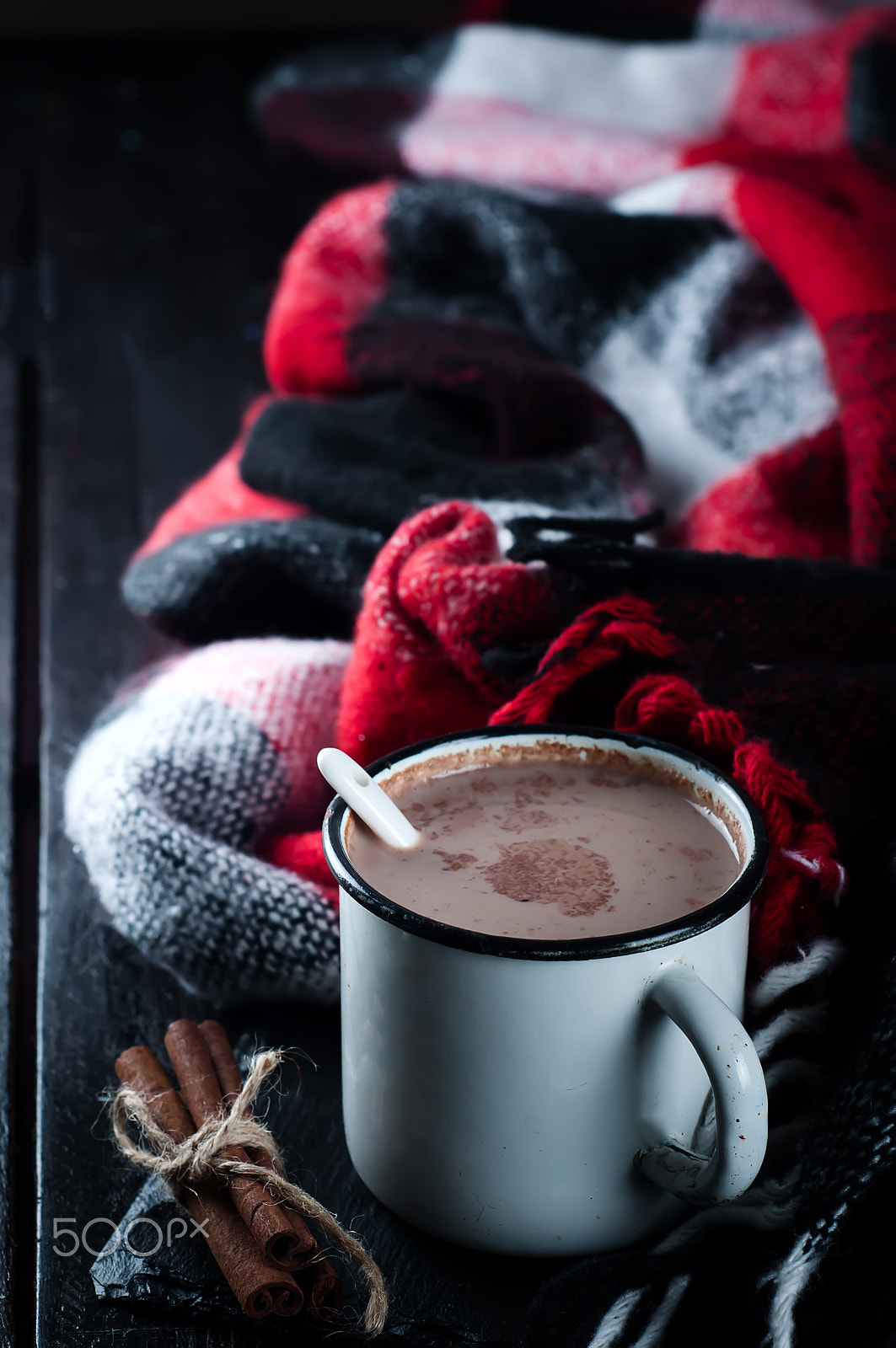 Nikon D90 + AF Nikkor 50mm f/1.8 sample photo. Homemade hot cocoa photography