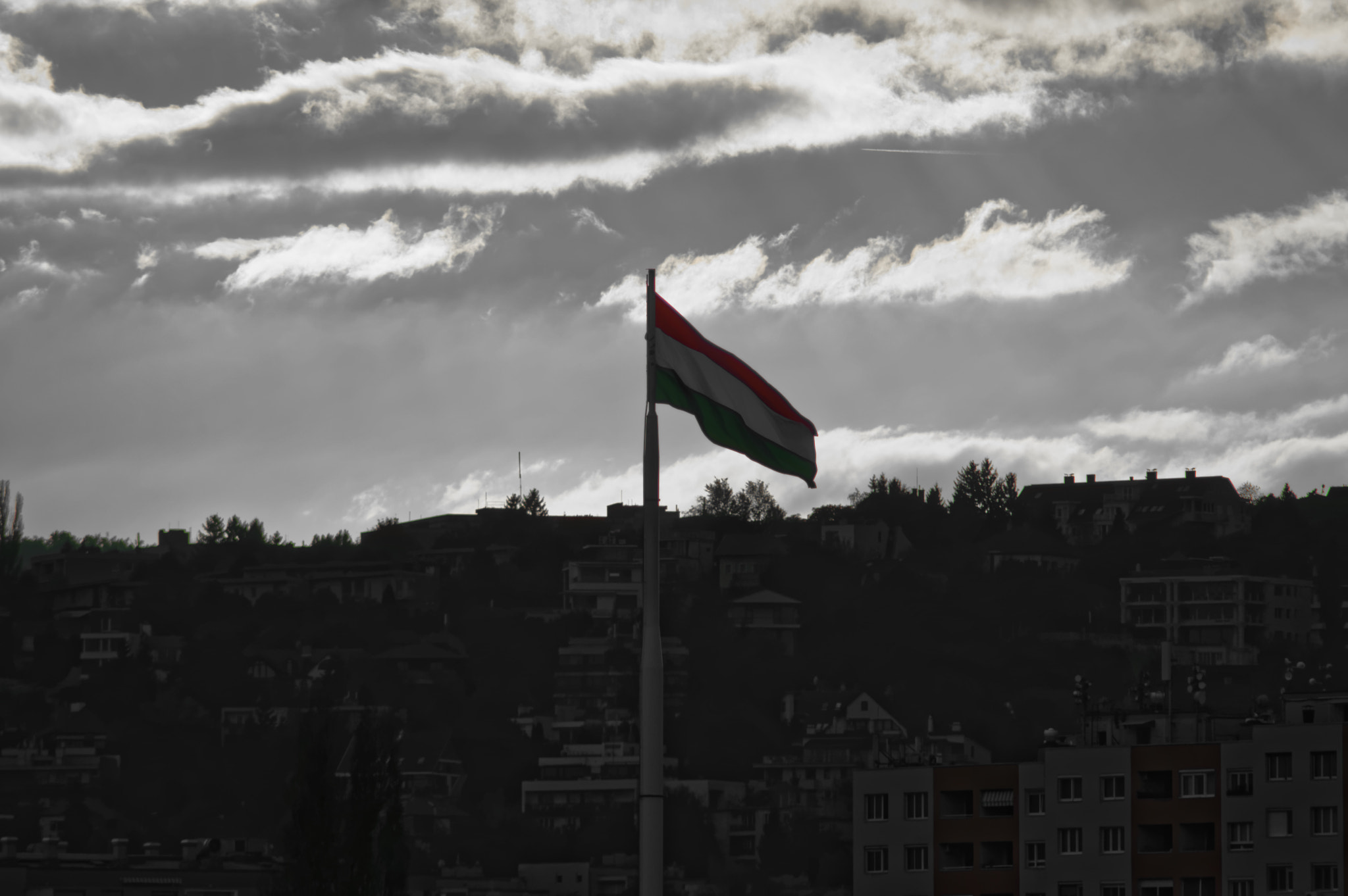 Nikon D3200 sample photo. Hungarian flag photography