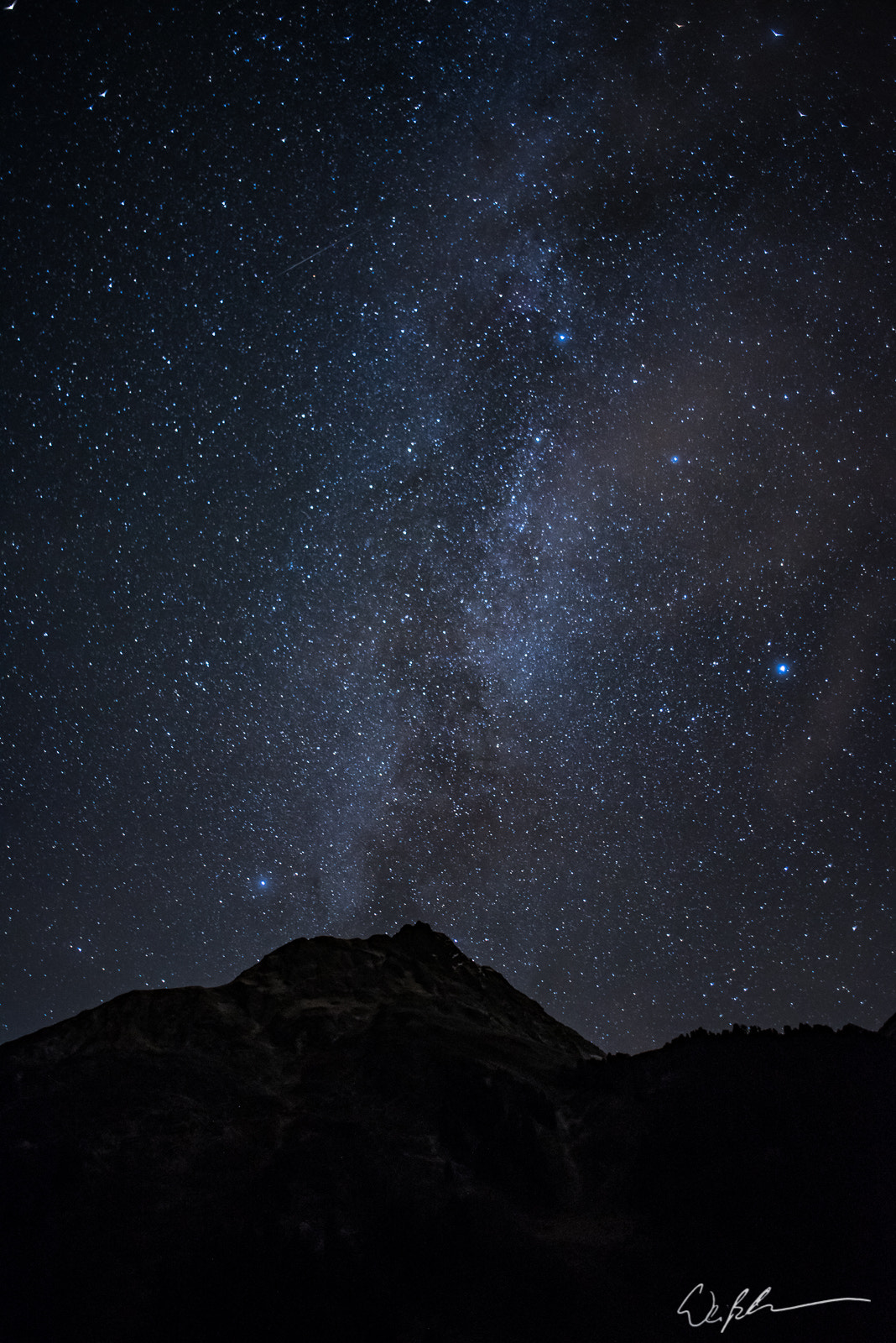 Nikon D750 sample photo. Night in the alps photography