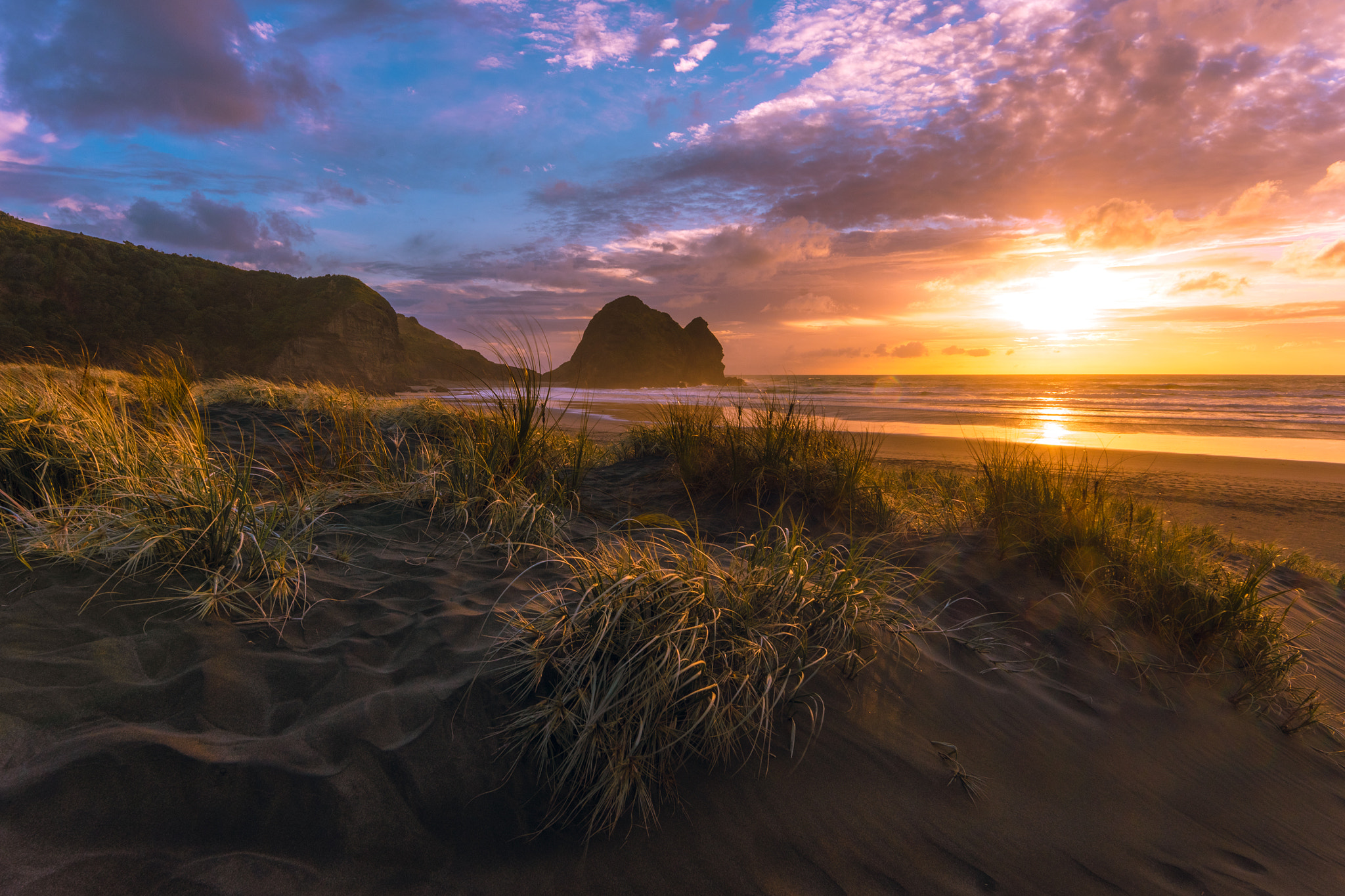 Samyang 14mm F2.8 ED AS IF UMC sample photo. Sunset at pisa beach photography