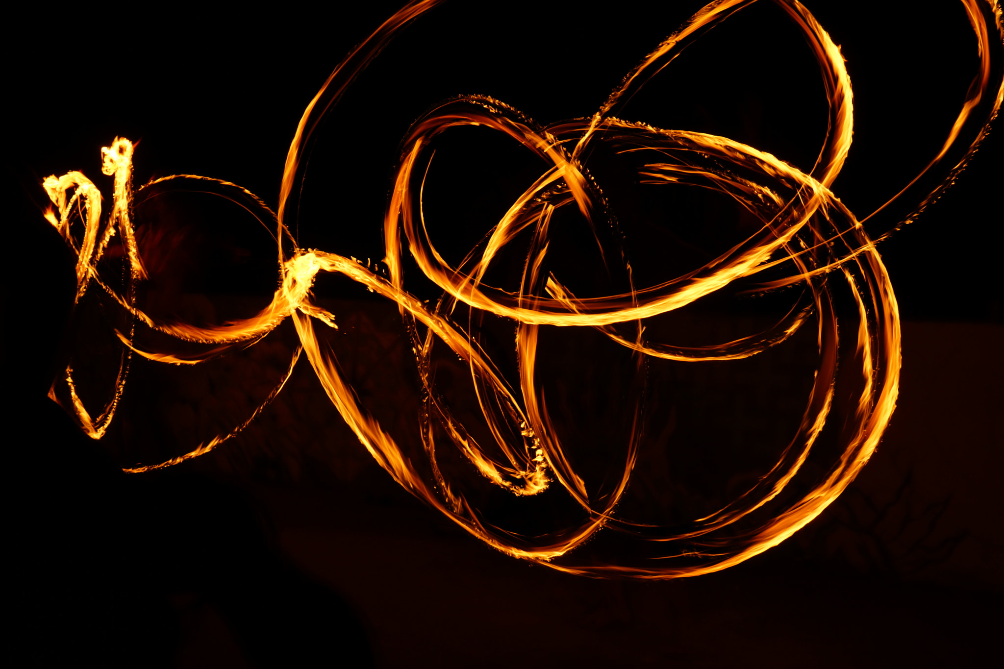Sony DT 16-105mm F3.5-5.6 sample photo. Dancing with fire photography