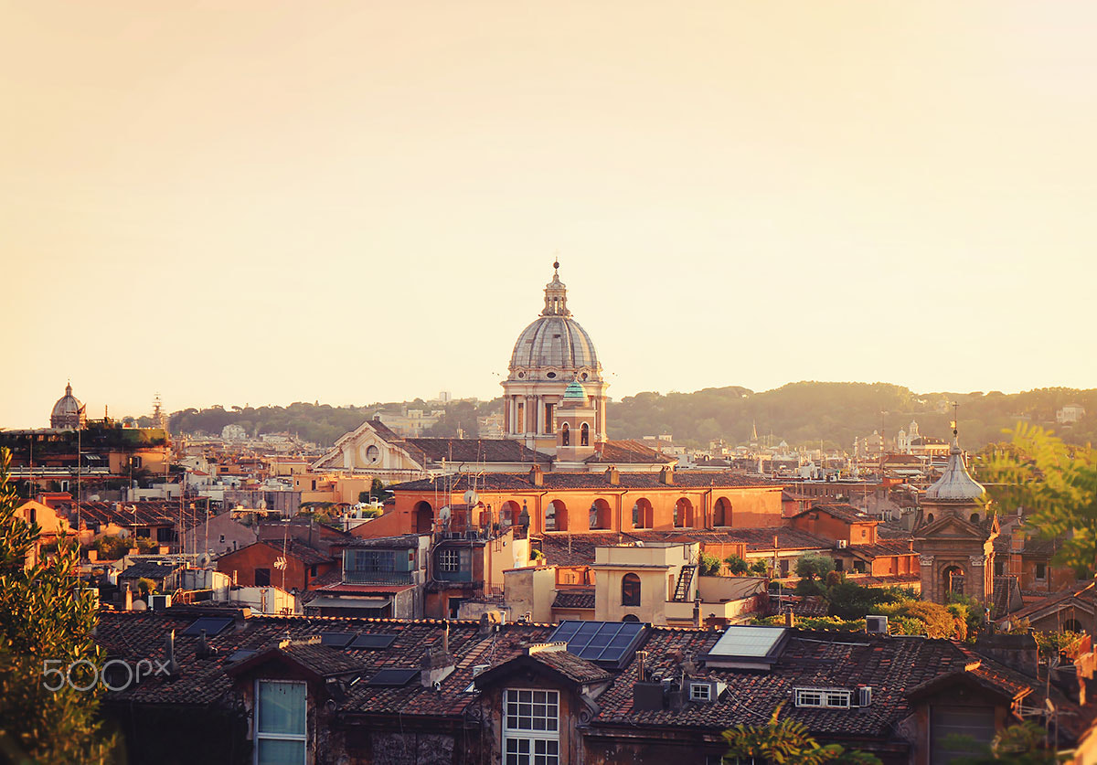 Canon EF 24-70mm F4L IS USM sample photo. View of rome, italy photography