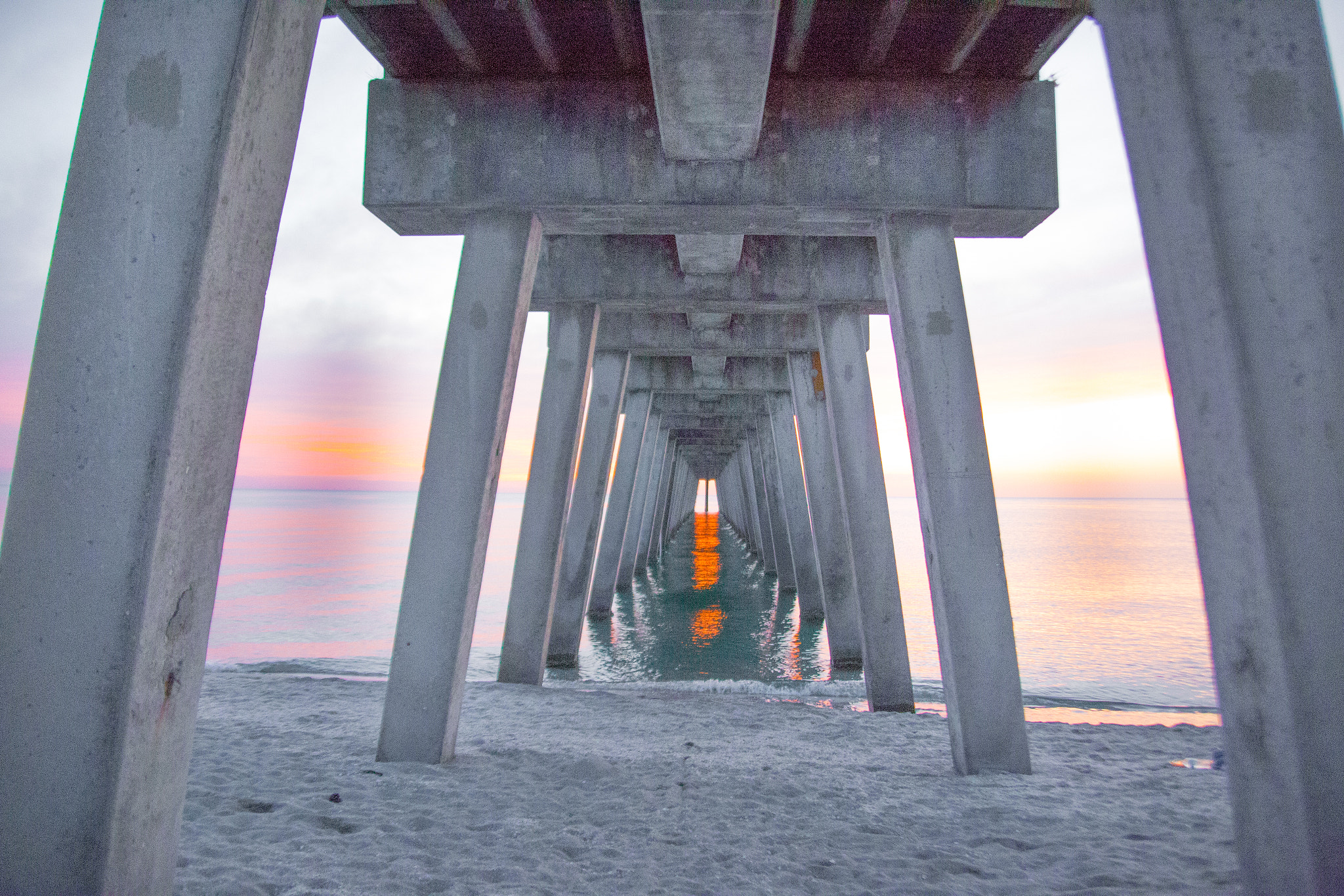Canon EOS 6D sample photo. Pier at sunset photography