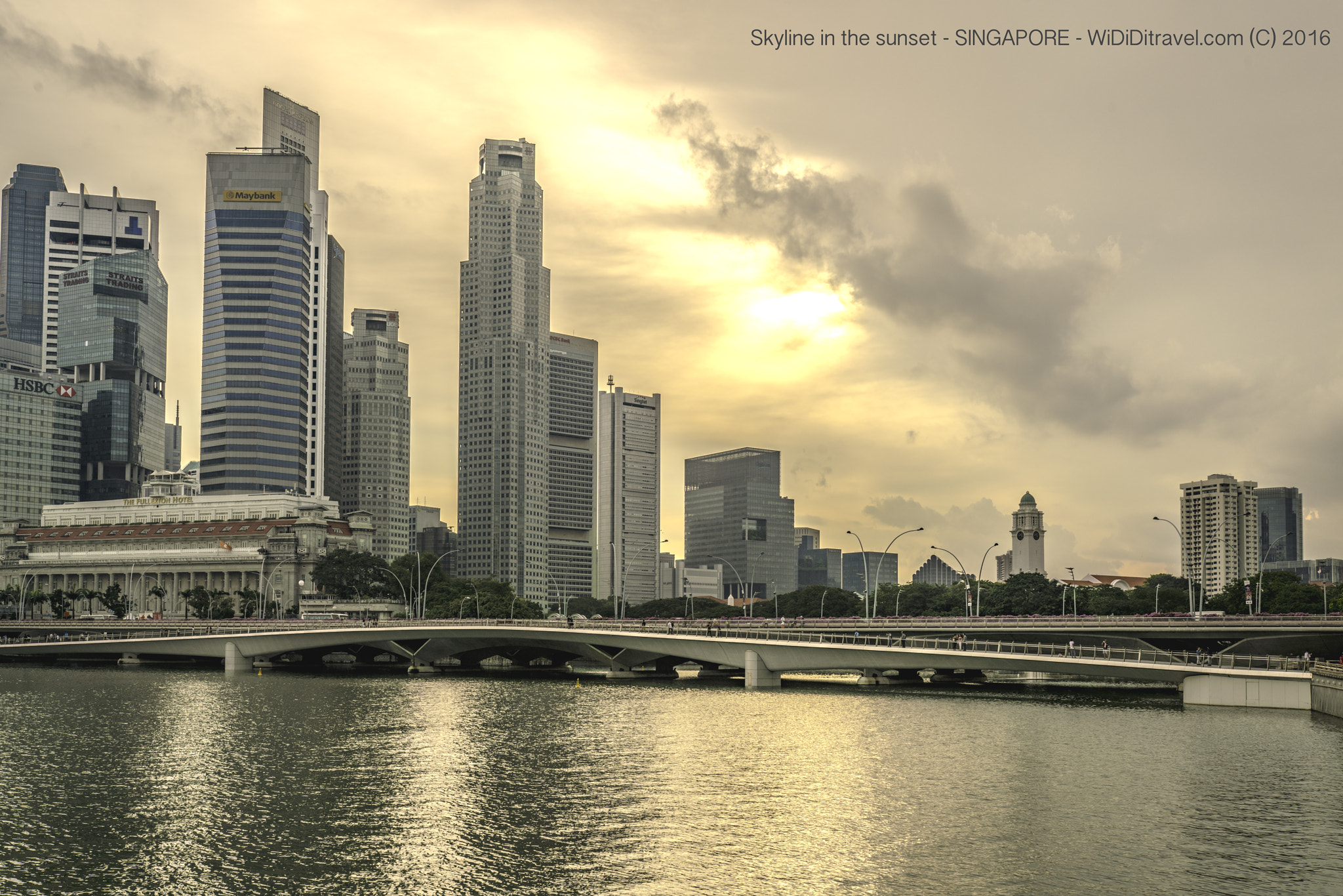 Sigma 35mm F1.4 DG HSM Art sample photo. Sunset on jubilee bridge photography