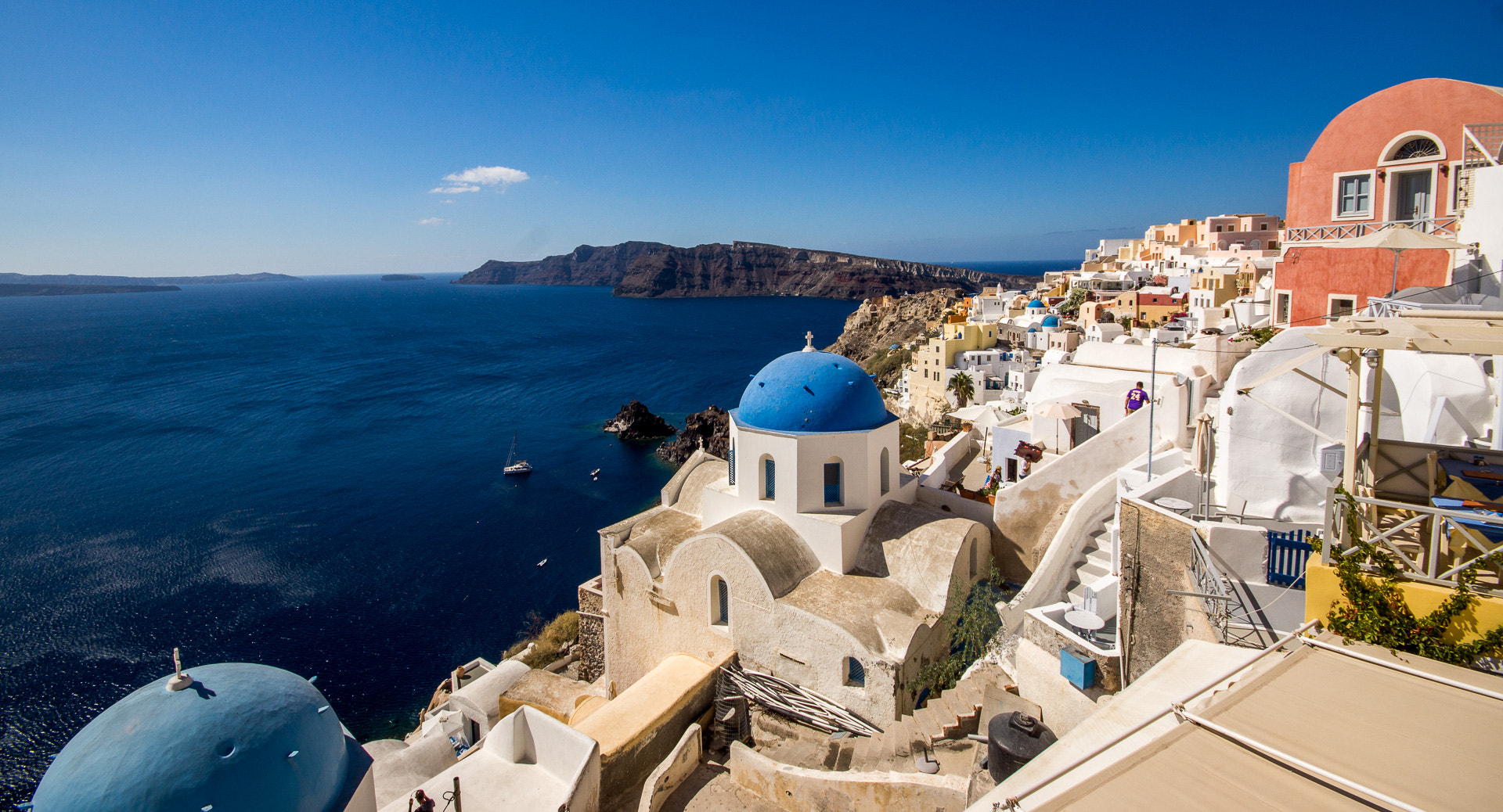 Sigma AF 10-20mm F4-5.6 EX DC sample photo. Santorini photography