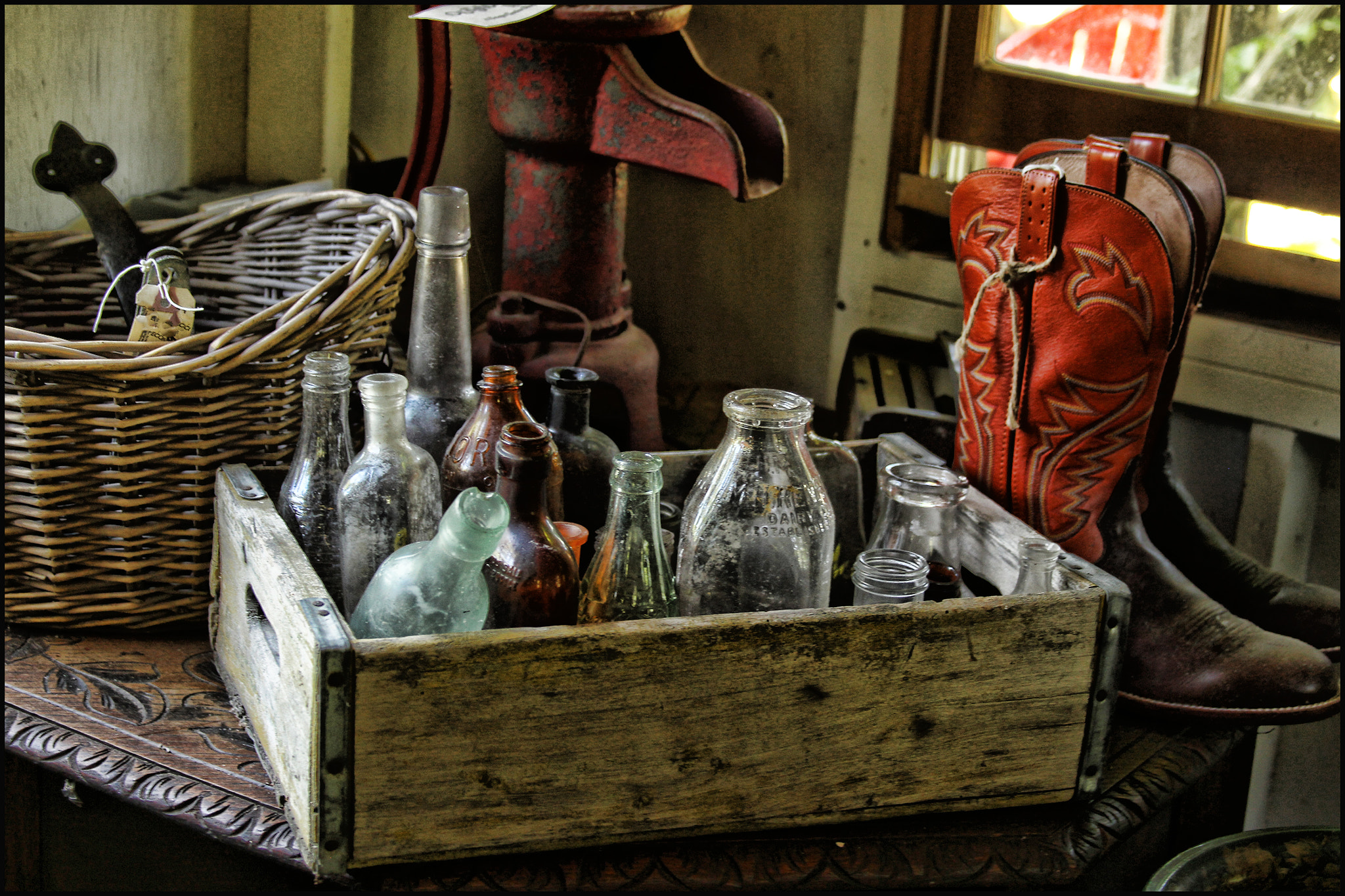 Canon EF 28-135mm F3.5-5.6 IS USM sample photo. Glass bottles... photography